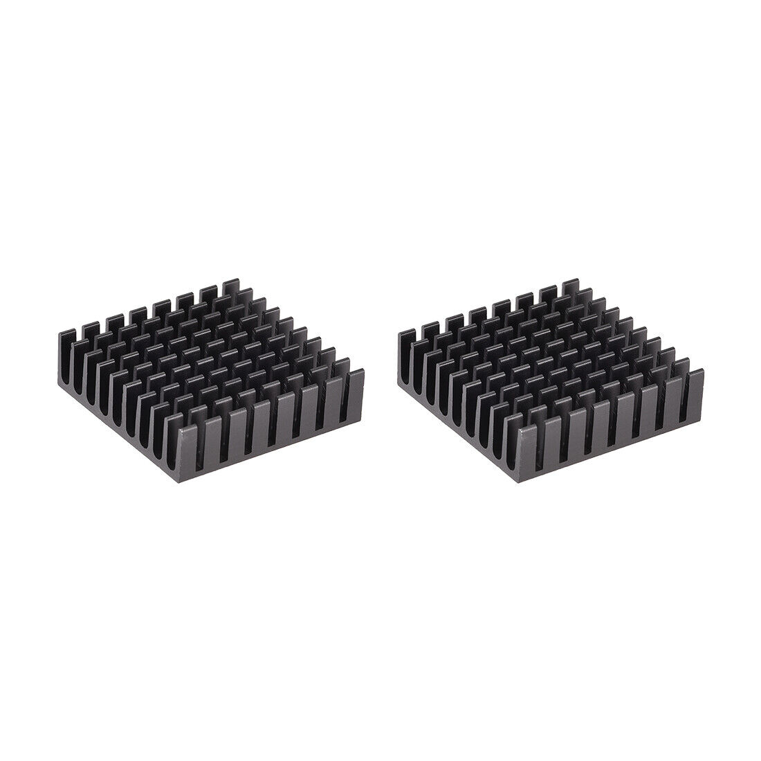 Electronic Radiators Heatsink for MOS GPU IC Chip Black 35 x 35 x 10 mm 2pcs