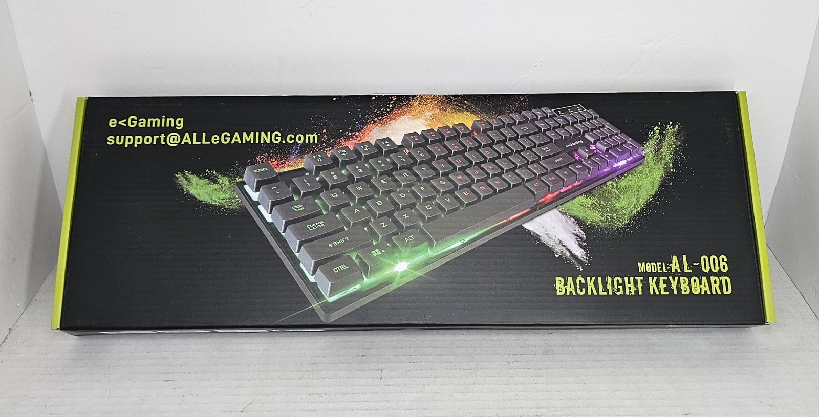 eGaming Backlit Keyboard Model AL-006  New In Box 