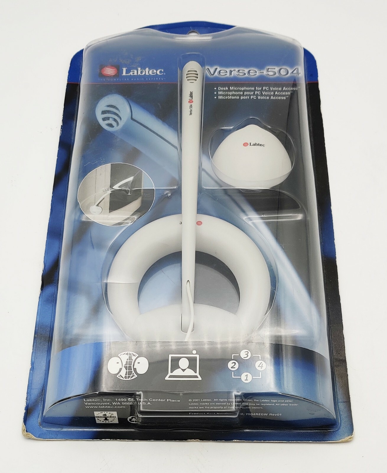 Labtec Verse-504 Desk Microphone For PC Voice Access