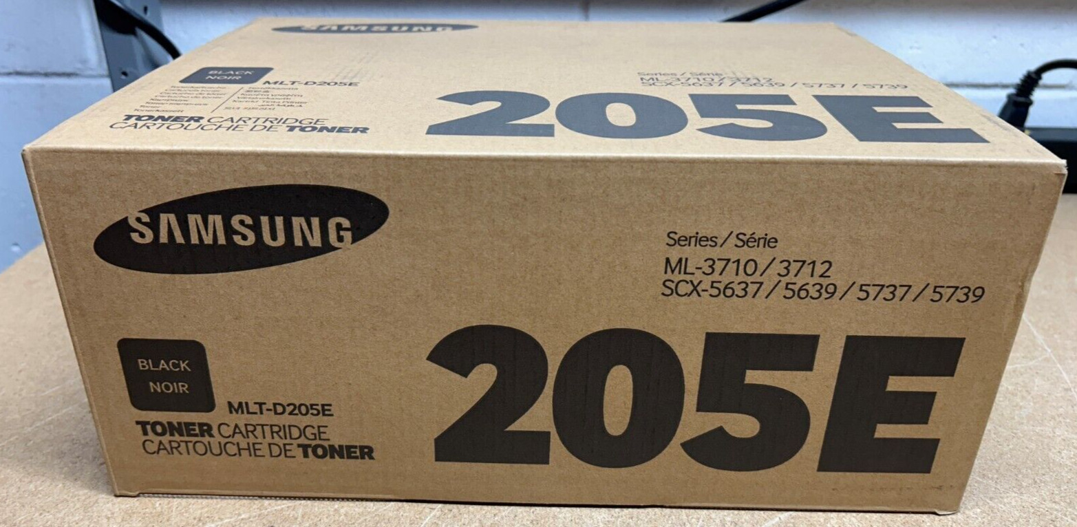 Genuine Samsung MLTD205E / MLTD-205E Black Toner for ML-3710/3712, SCX-5637/5639