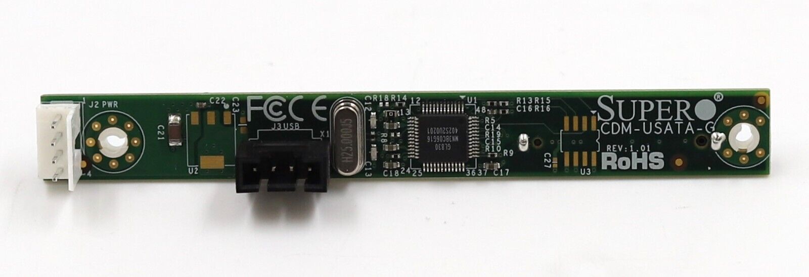 SuperMicro Mini-SATA To USB Adapter For Slim DVD P/N: CDM-USATA-G Tested Working