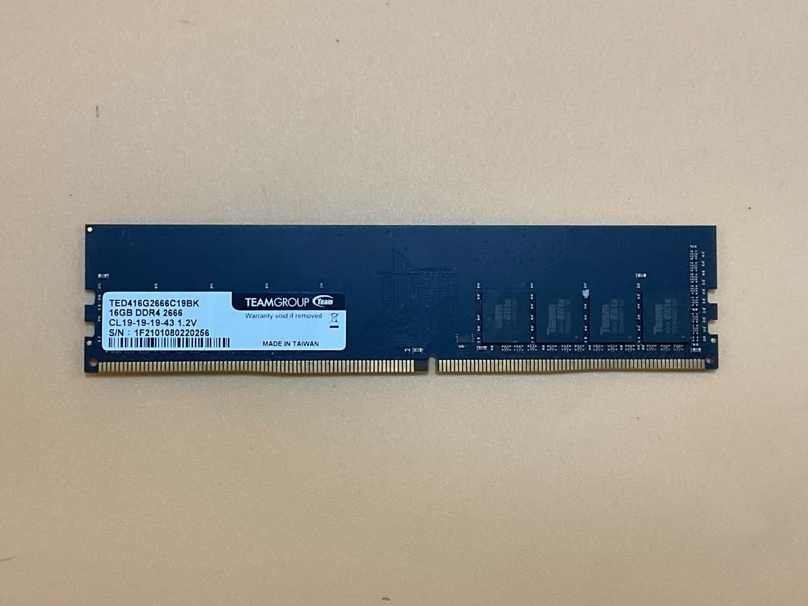TEAMGROUP 16GB DDR4 2666MHz Desktop RAM UDIMM Memory