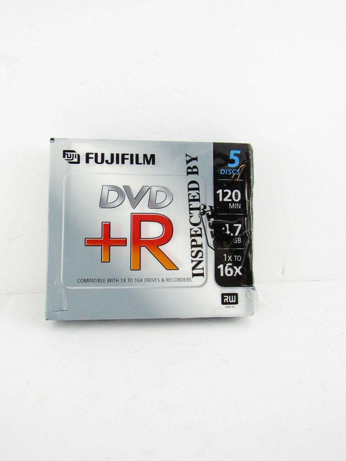 Fujifilm DVD+R RW Blank Discs 16x 4.7 GB 120 Min DVD Recordable 5 Discs New