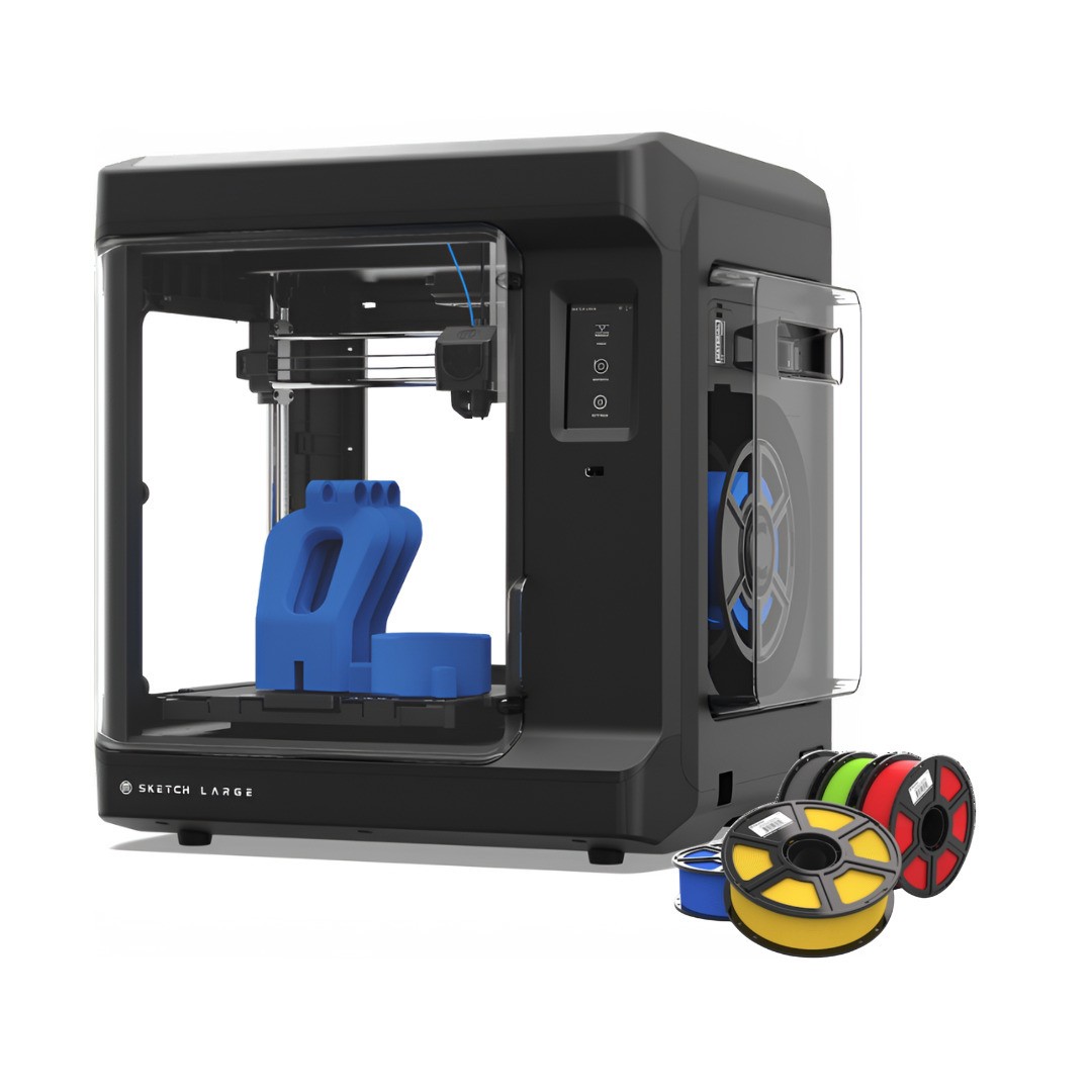MakerBot Sketch Large 3D Printer Filament Large Spool 5 Pack Bundle (Black)