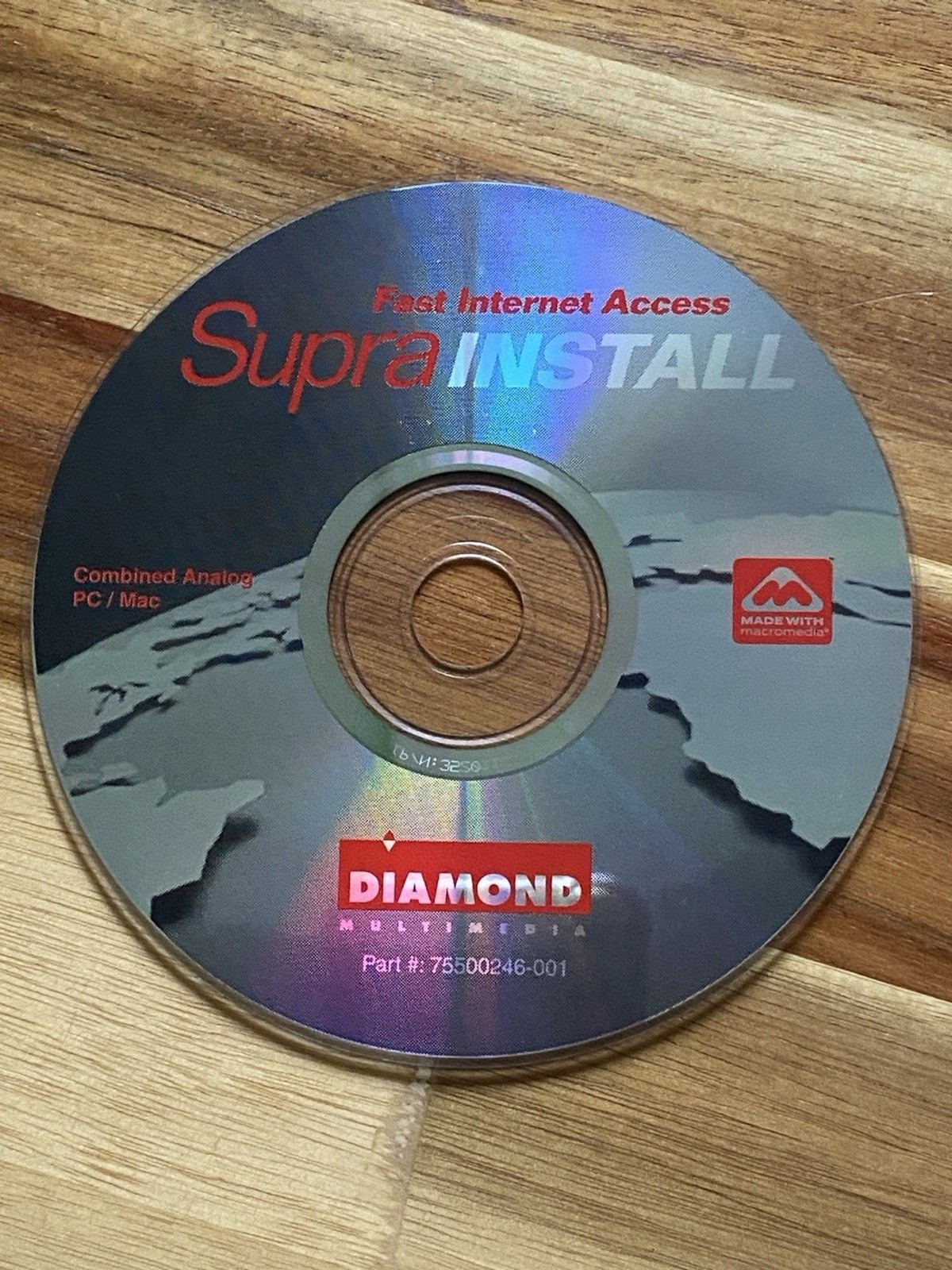 Supra Install By Diamond Multimedia PC/Mac Software CD-Rom Disc Fast Internet