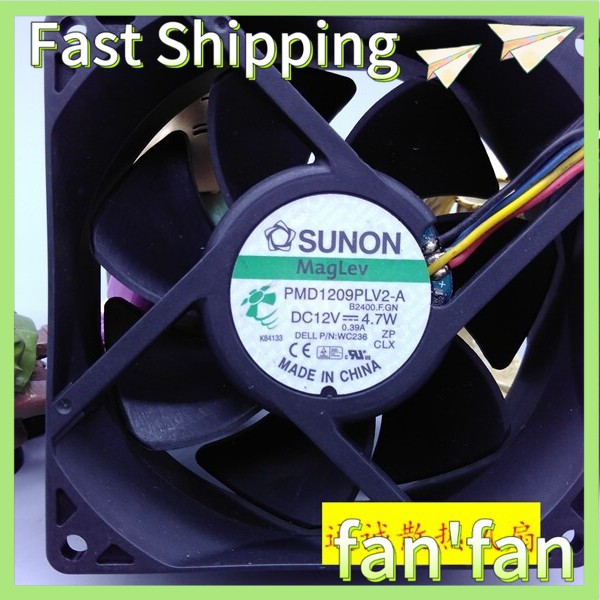 1PCS SUNON PMD1209PLV2-A 12V 4.7W 9032 9cm 4-wire PWM server cooling fan#