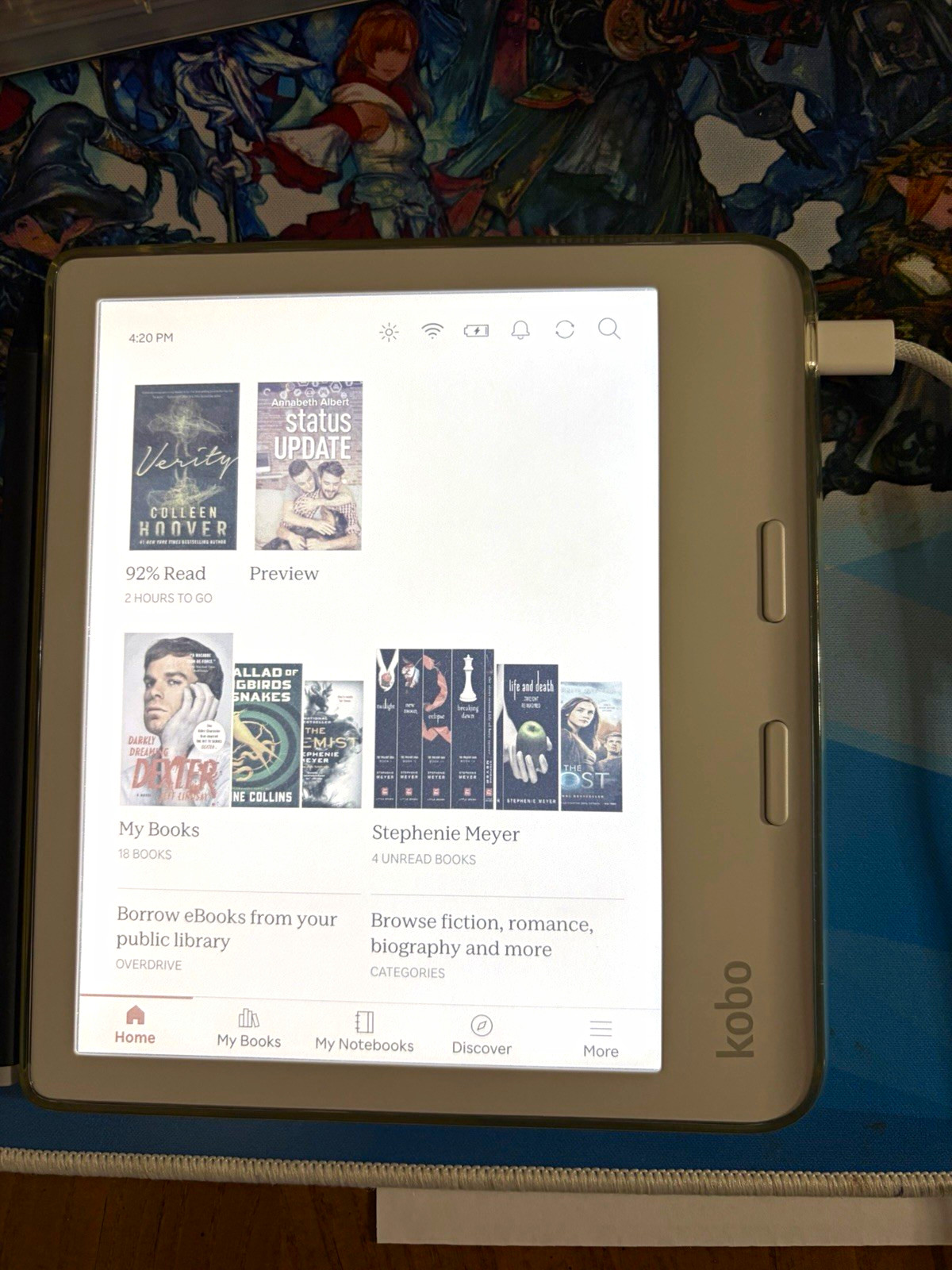 Kobo Libra Colour White eReader with Pen 32GB