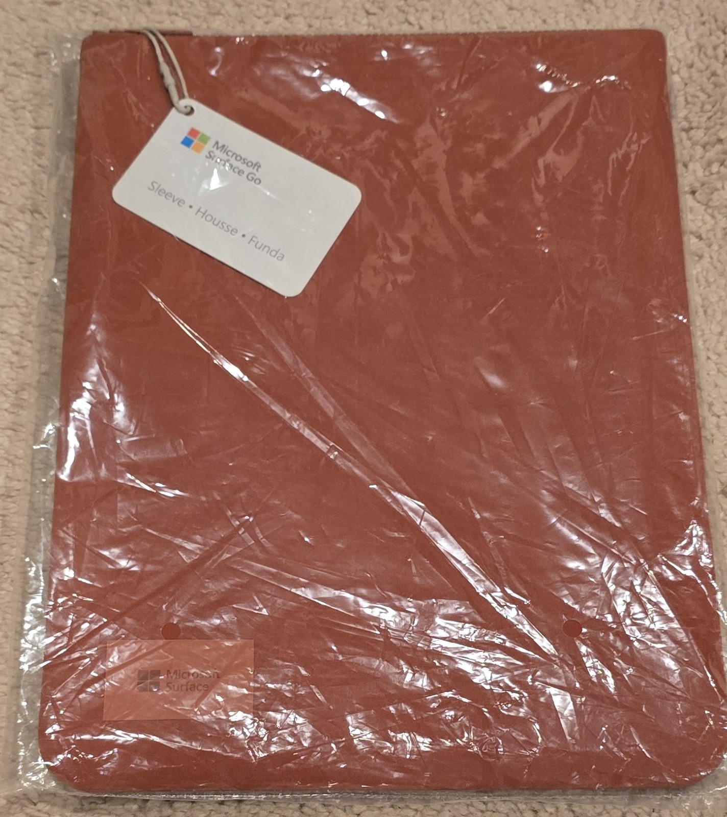 Microsoft Surface Go Sleeve Poppy Red - NWT