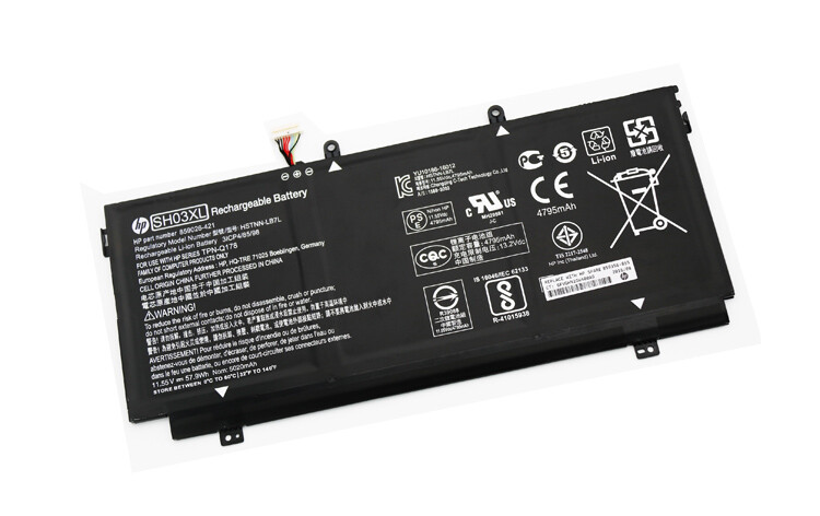 Original SH03XL CN03XL HSTNN-LB7L TPN-Q178 Battery For HP Spectre X36 13-AB001