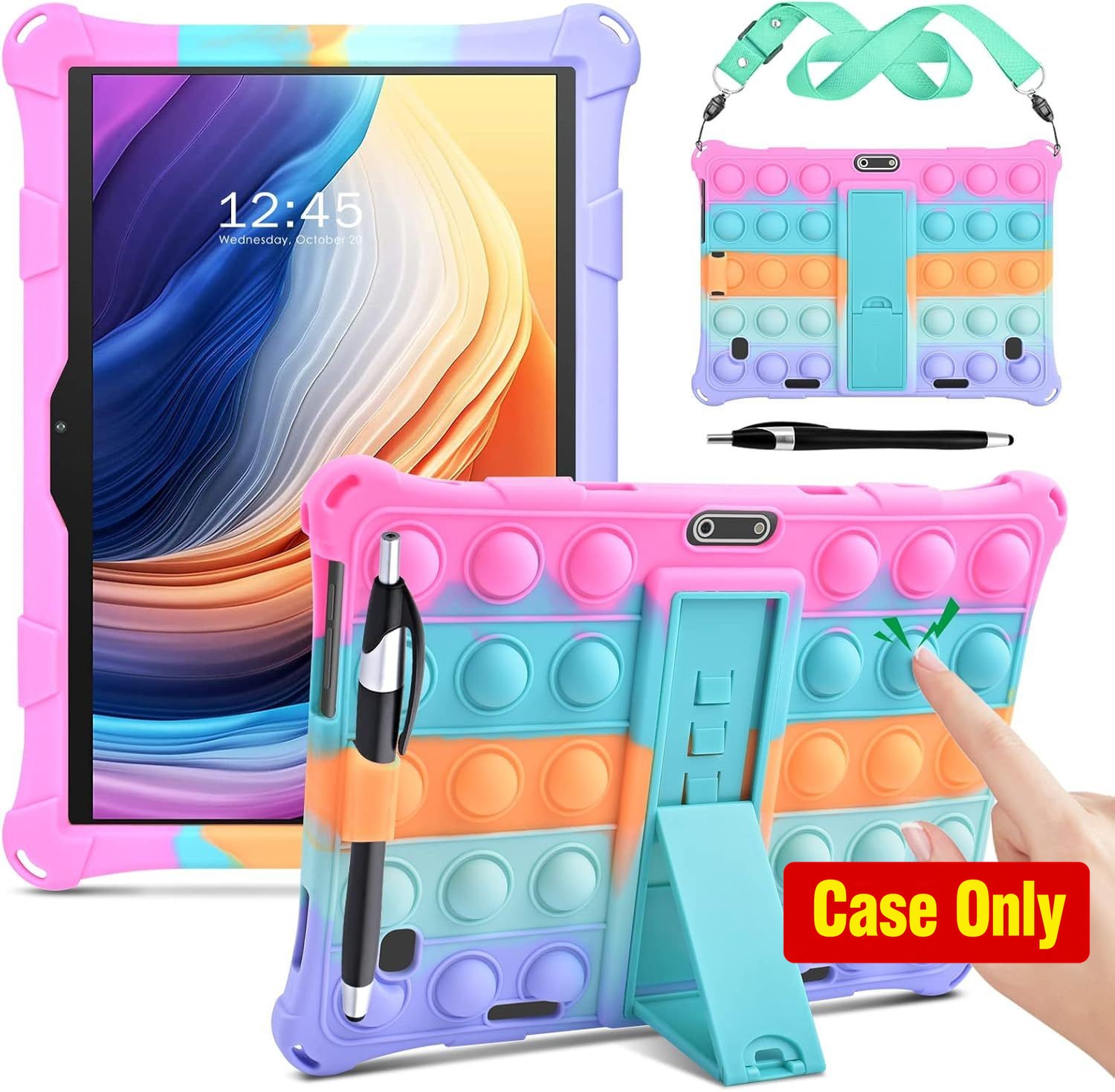 Case for Dragon Touch Notepad K10 10 inch Tablet, Multi-Angle Protective Cover