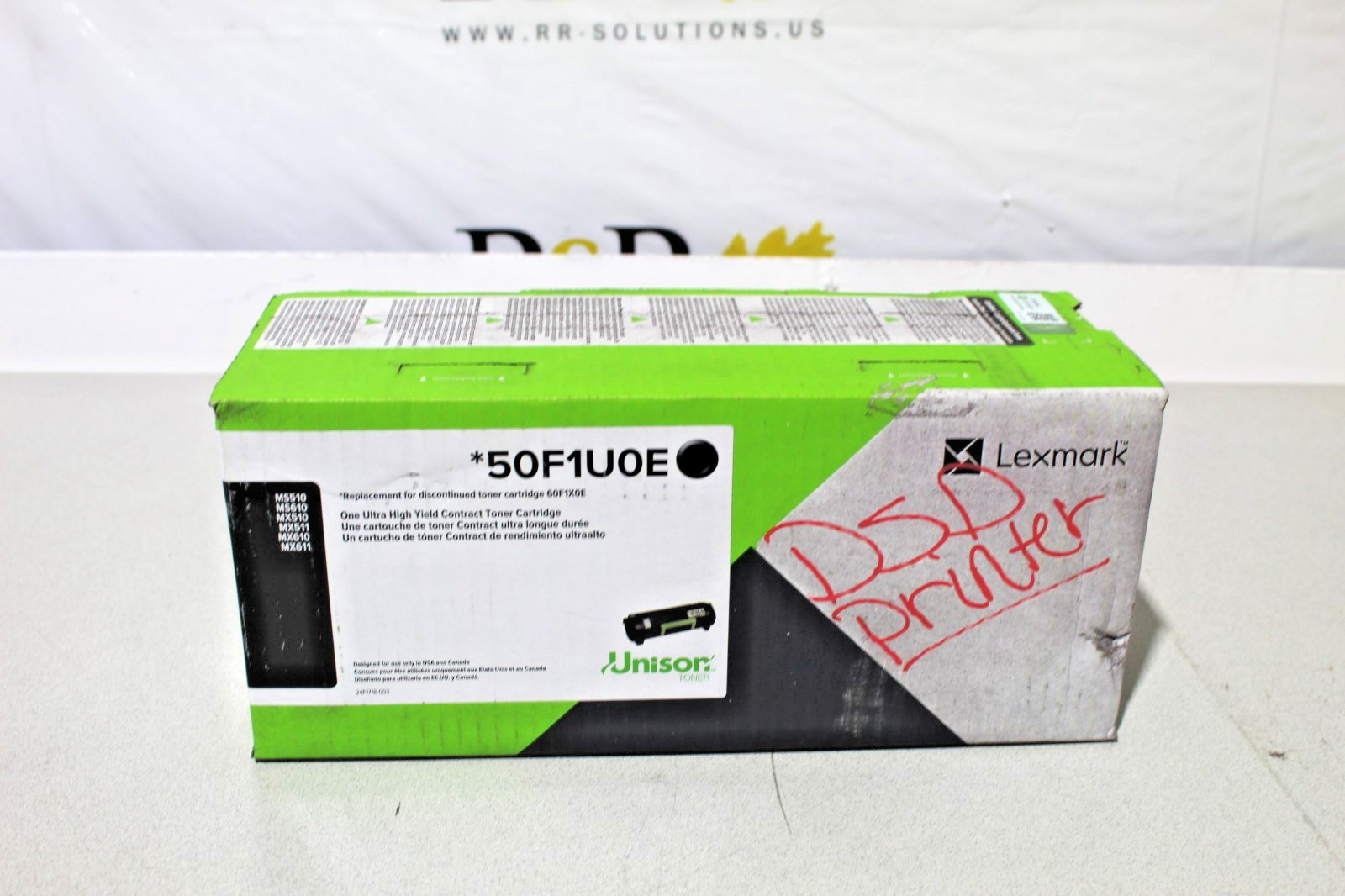 Lexmark ( 50F1U0E) Black Ultra High Yield Toner Cartridge