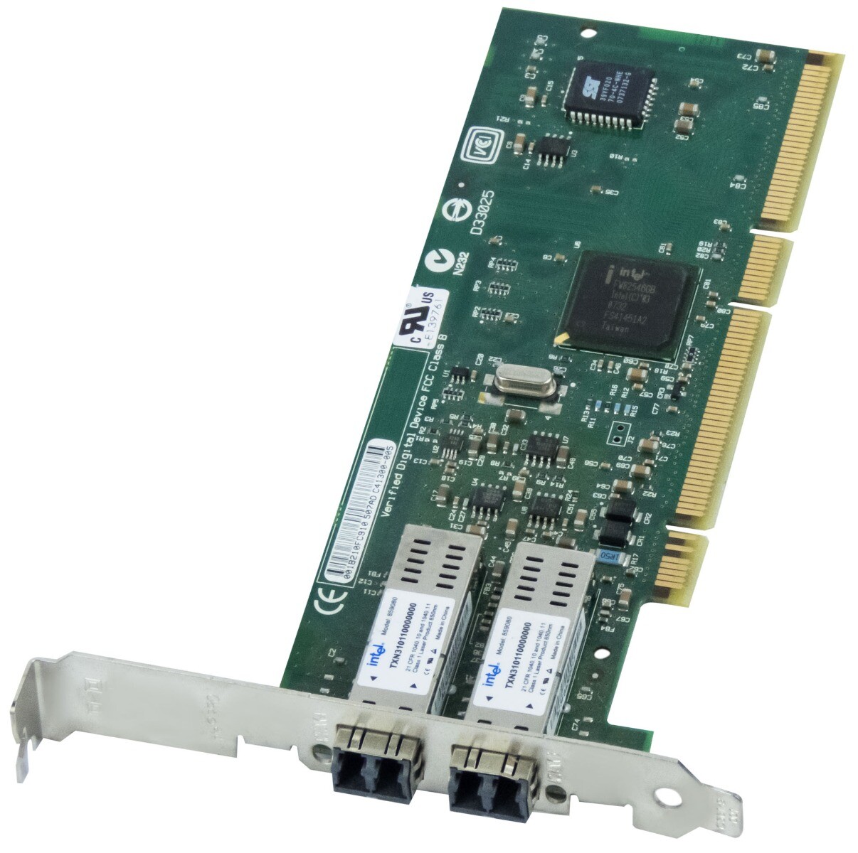 NETWORK CARDS INTEL PRO/1000 MF PWLA8492MF DUAL PORT FC PCI-X
