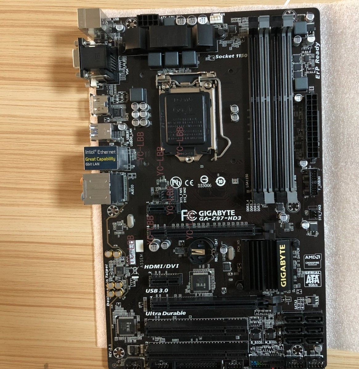 GIGABYTE GA-Z97-HD3 (Rev 2.0) Motherboard Intel Z97 LGA 1150 ATX DDR3