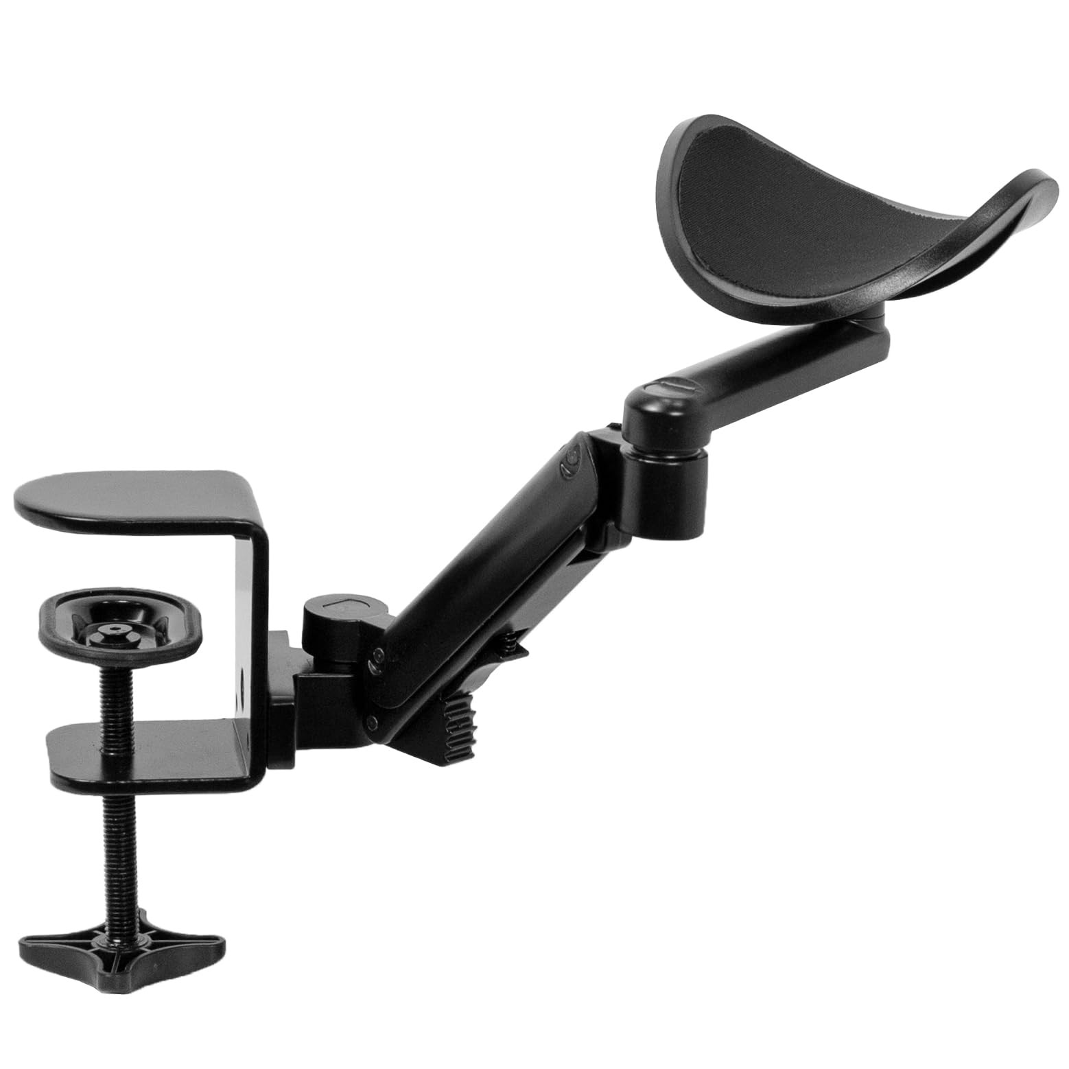 Universal Clamp-on Adjustable Armrest, Desk Cradle Rotating Elbow Cushion, Ab...