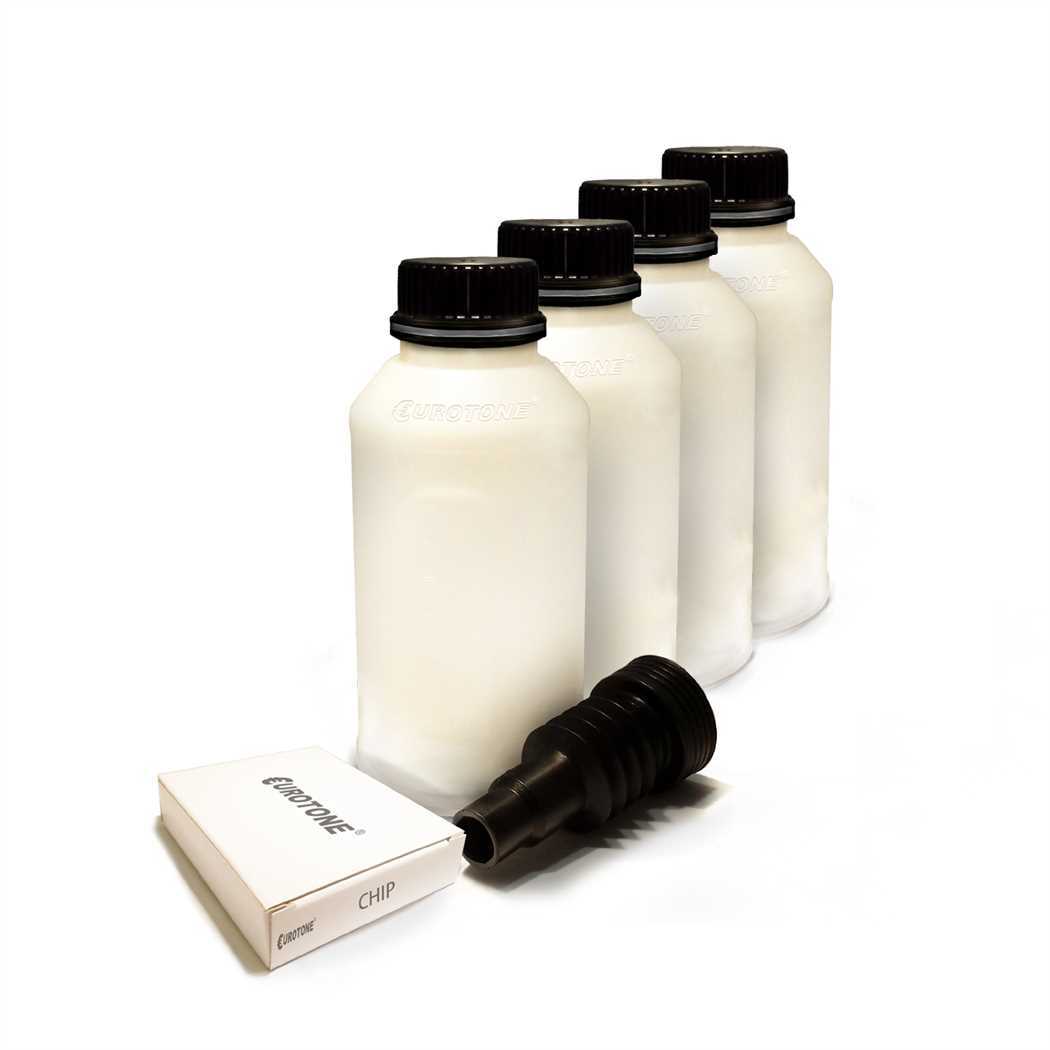 4x Powder + Chip BLACK XXL for Fuji Xerox Docuprint C-3300-DX C-2200