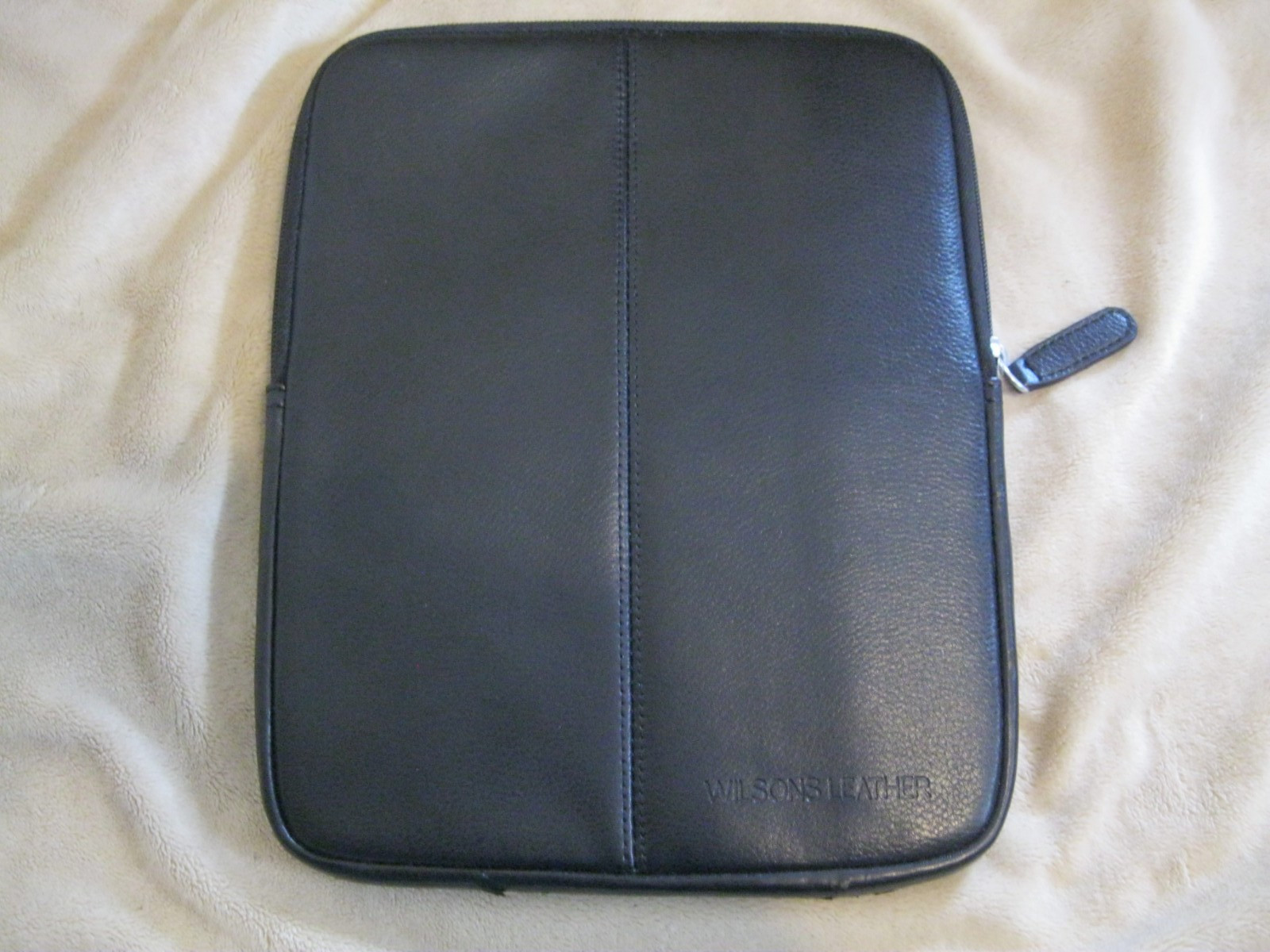 Wilsons Leather Black Protective Tablet iPad Case Bag Cover 10x8