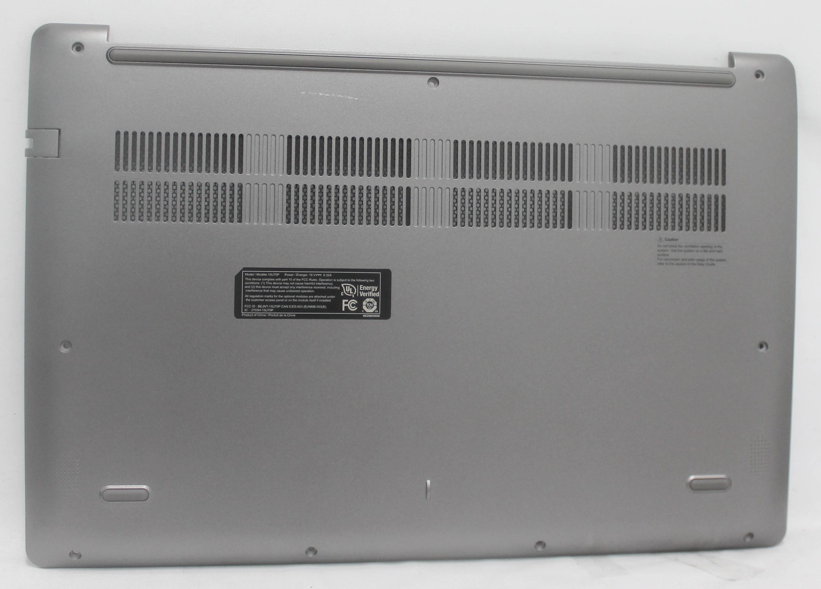 15U70P-BASE Lg Gram Bottom Base Cover Gray Ultra-Pc 15U70P-P.Aae8U1 "GRADE A"