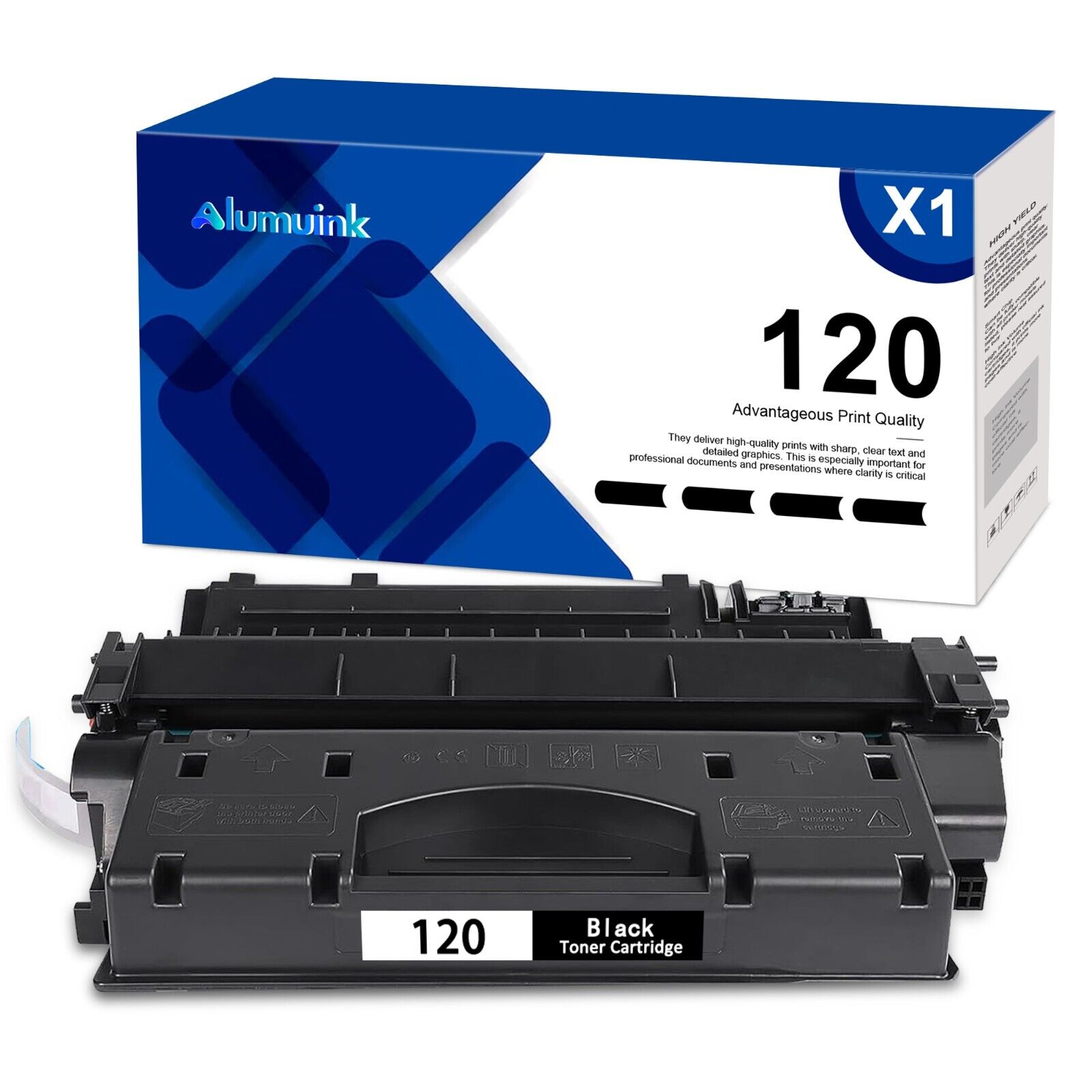 1Pack 120 Black Toner Cartridge Replacement for Canon ImageClass D1100 Printers