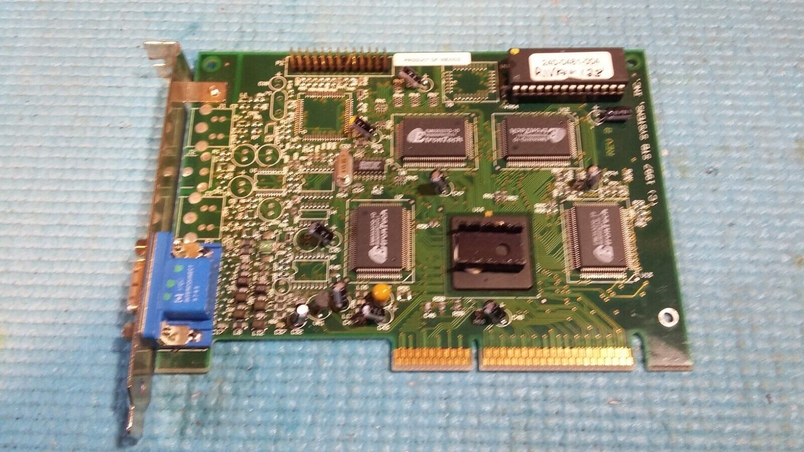 STB Velocity 128  RIVA 128 4MB AGP Graphics Video Card | Test bench pictures