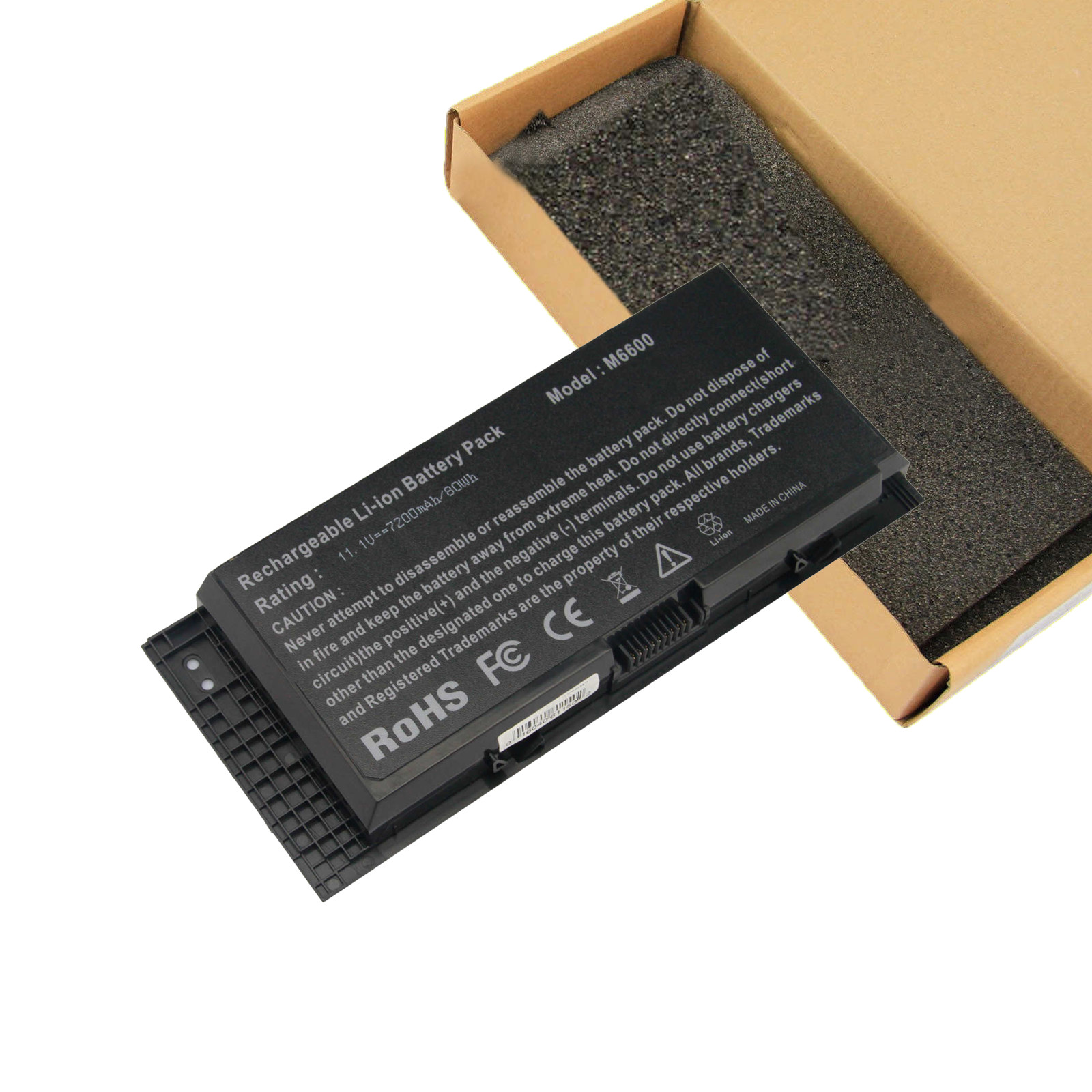 M6600 Type FV993 Laptop Battery for Dell Precision M4600 M4700 M4800 M6700 M6800