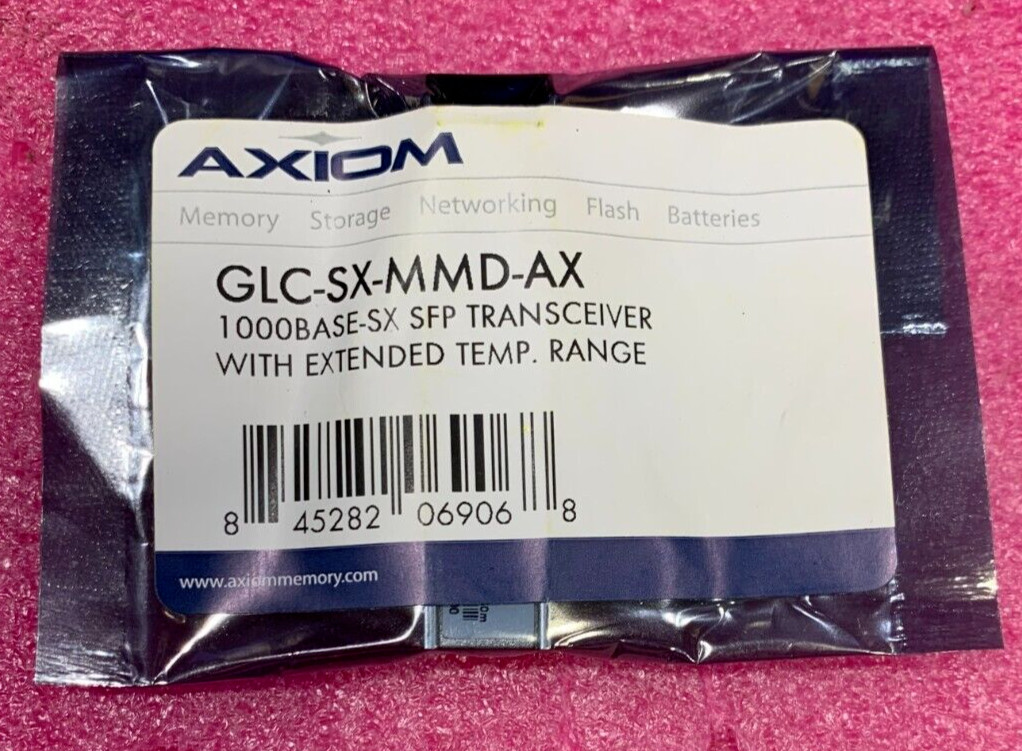 Axiom 1000BASE-SX SFP Module GLC-SX-MMD-AX Cisco Compatible LC MMF 1Gb