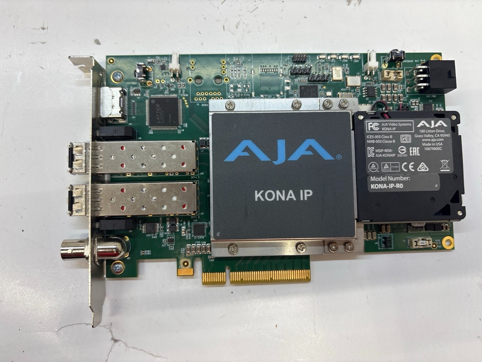 AJA 106467-R0 KONA-IP-R0 Dual SFP+ Video Capture Card T8E11