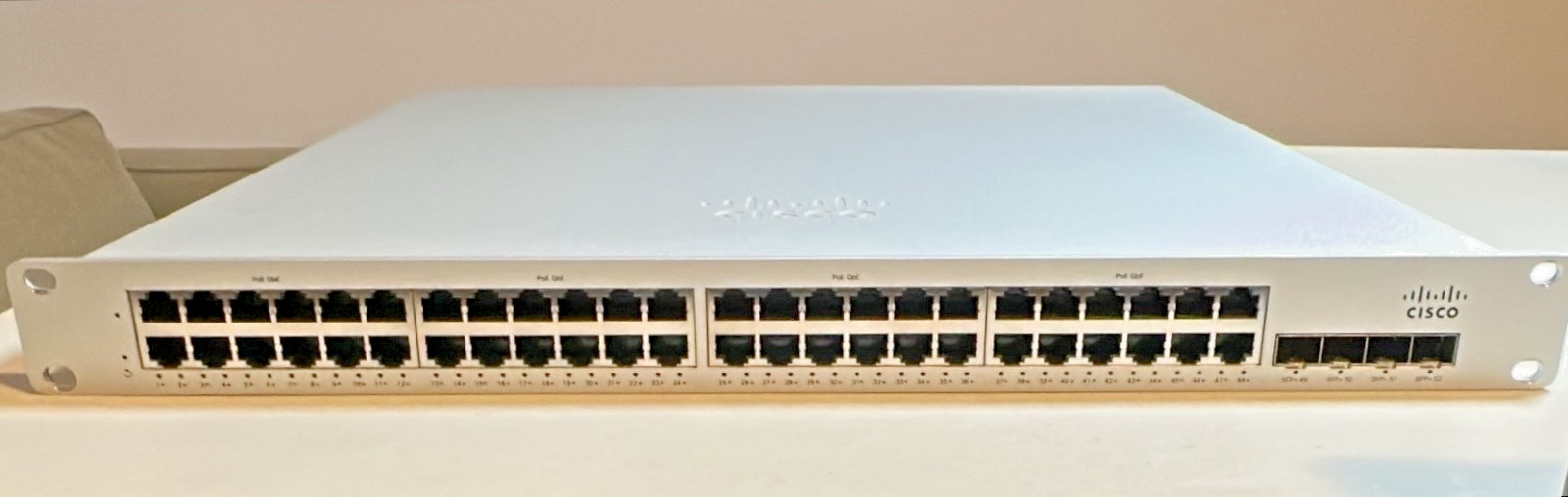 Cisco Meraki MS250-48FP-HW 48x 1GB PoE+ RJ45 4x 10GB SFP+ Unclaimed Switch
