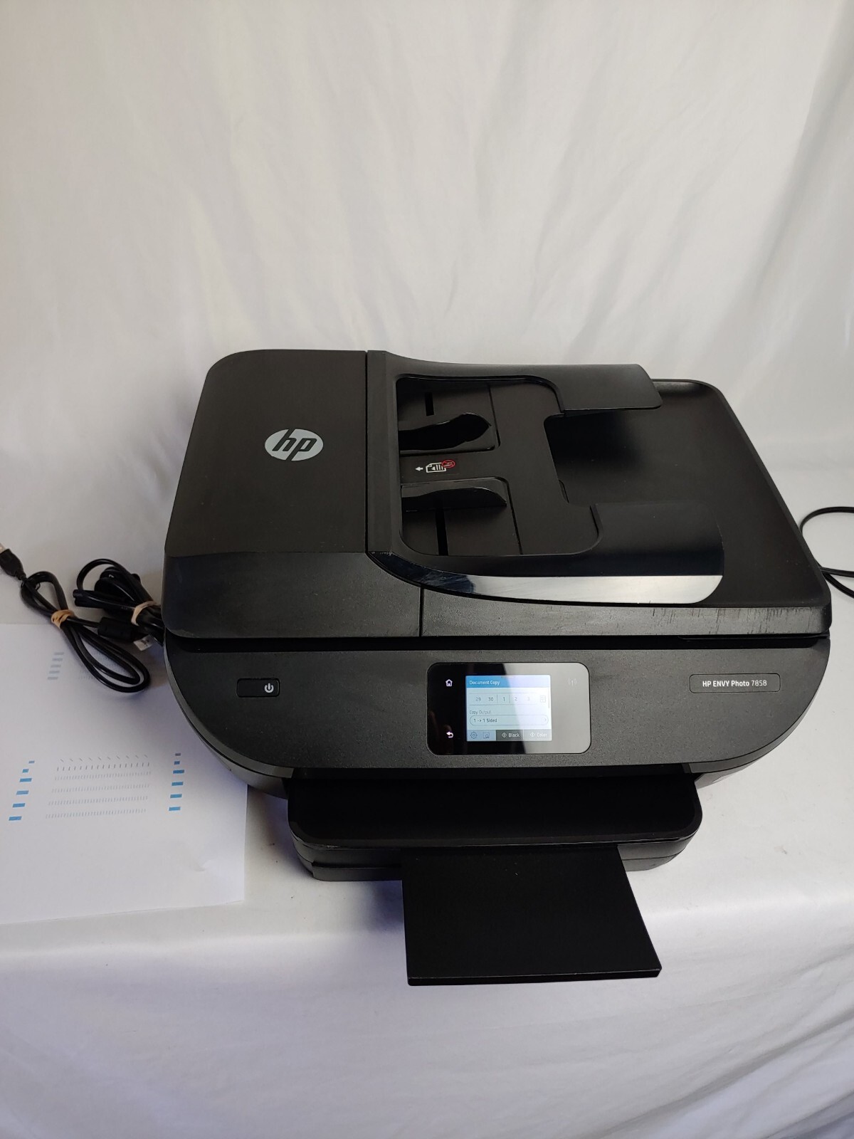 HP Envy Photo 7858 7855 All-in-one Inkjet Printer Fully Tested Low Page Count. 