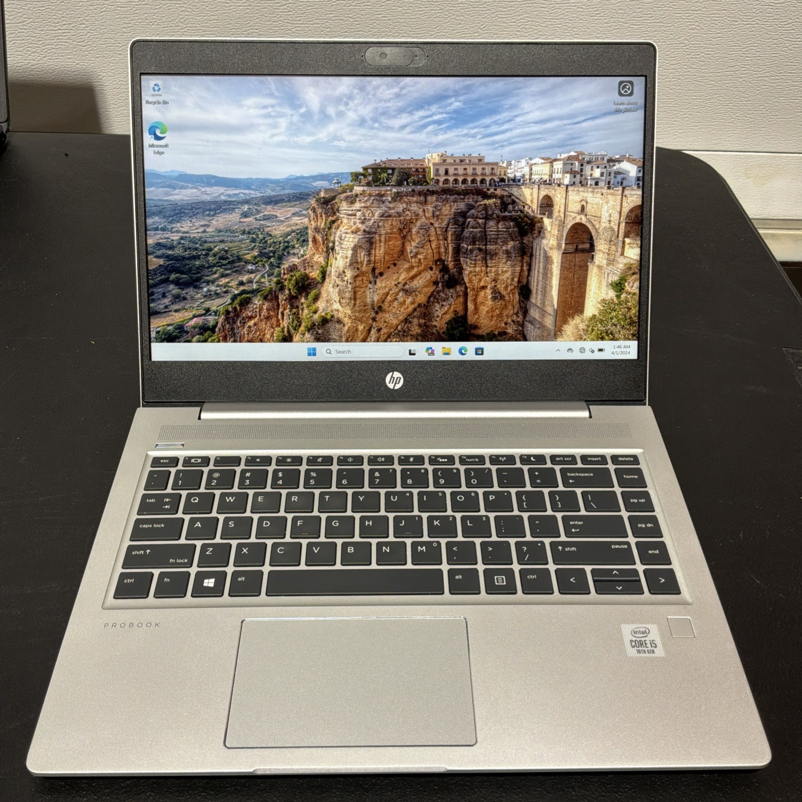 HP ProBook 440 G7 i5-10210U 1.6 GHz 8 GB RAM 256 GB SSD Win 11 Touchscreen N041