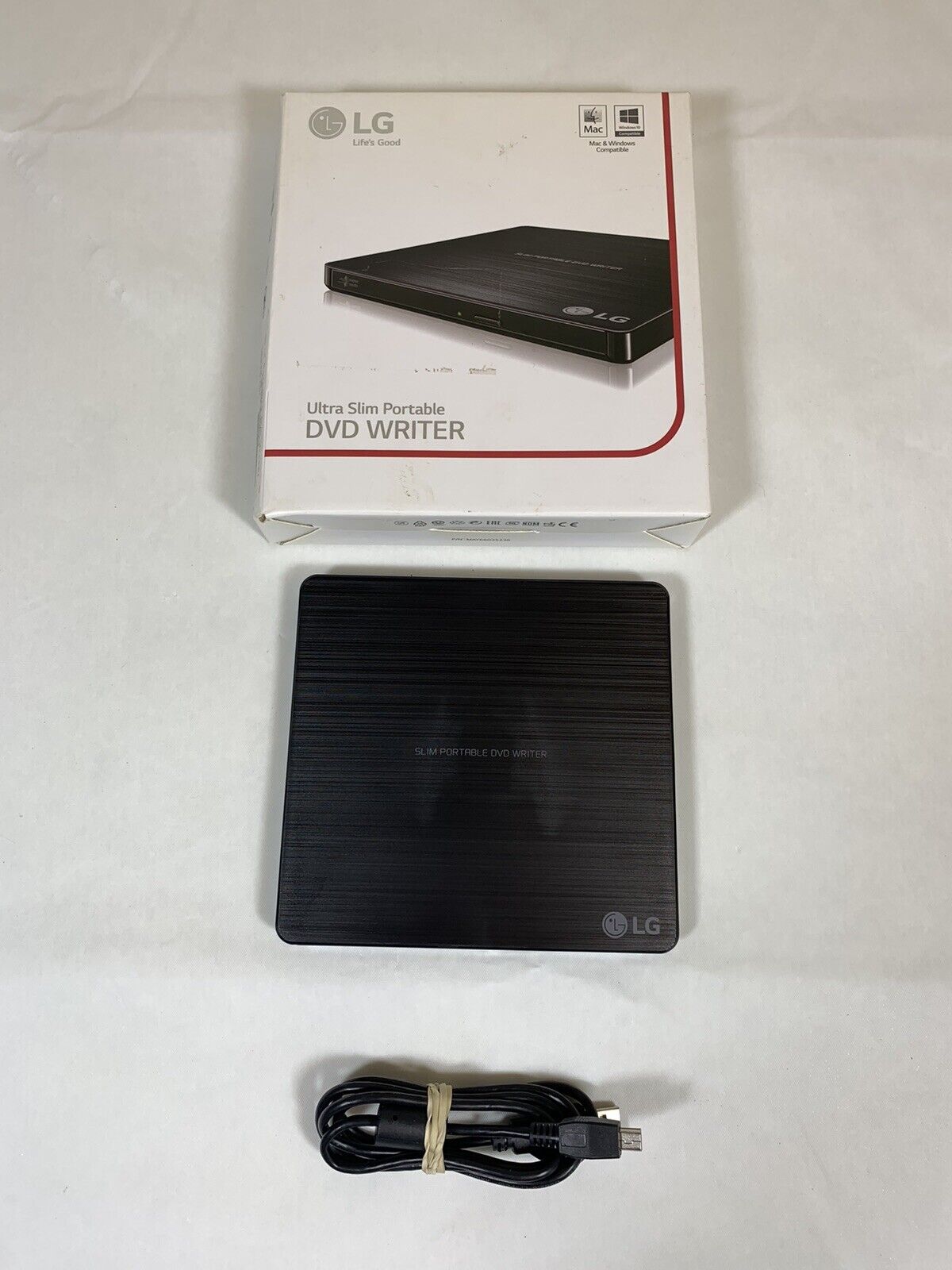 LG Ultra Slim Portable External DVD Writer GP60NB50