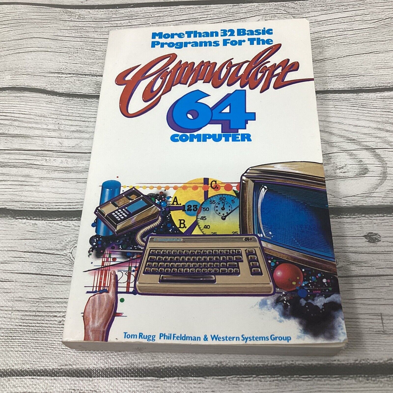 More Than 32 Basic Programs For The Commodore 64 Computer Book Rugg Feldman 1983