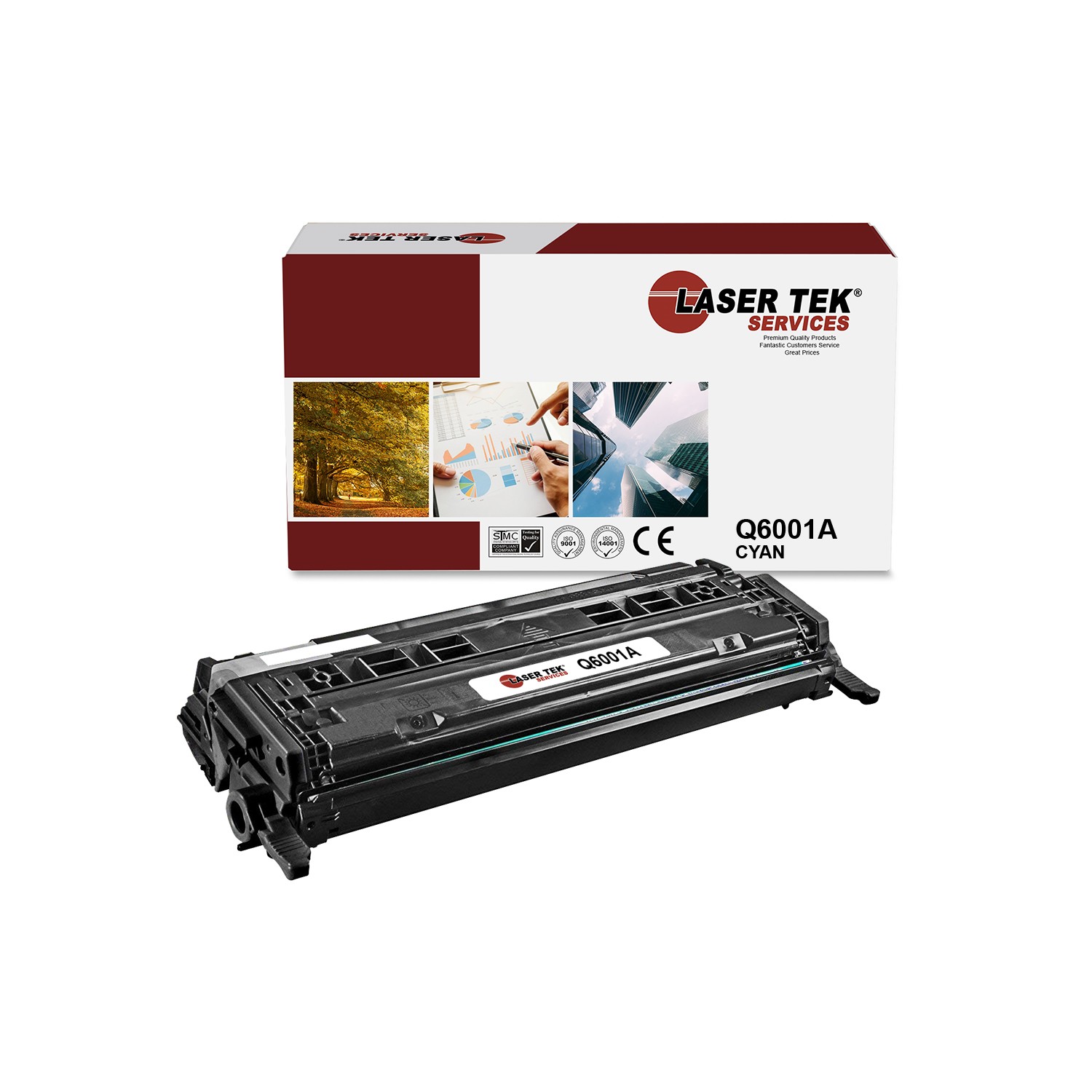 LTS 124A Q6001A Cyan Compatible for HP LaserJet 1600 2600n Toner Cartridge