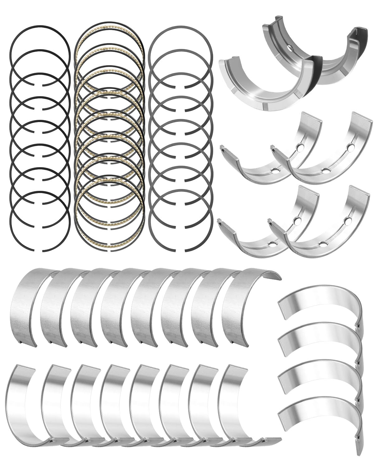 STD Main & Rod Bearings Kit Fit for Chevrolet Pontiac 5.7L LS1 LS6