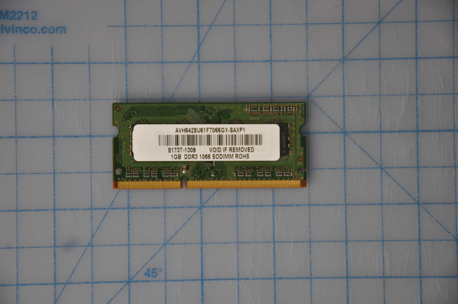 Samsung 1GB PC3-8500 DDR3-1066MHz non-ECC Unbuffered CL7 204-P, M471B2873FHS-CF8