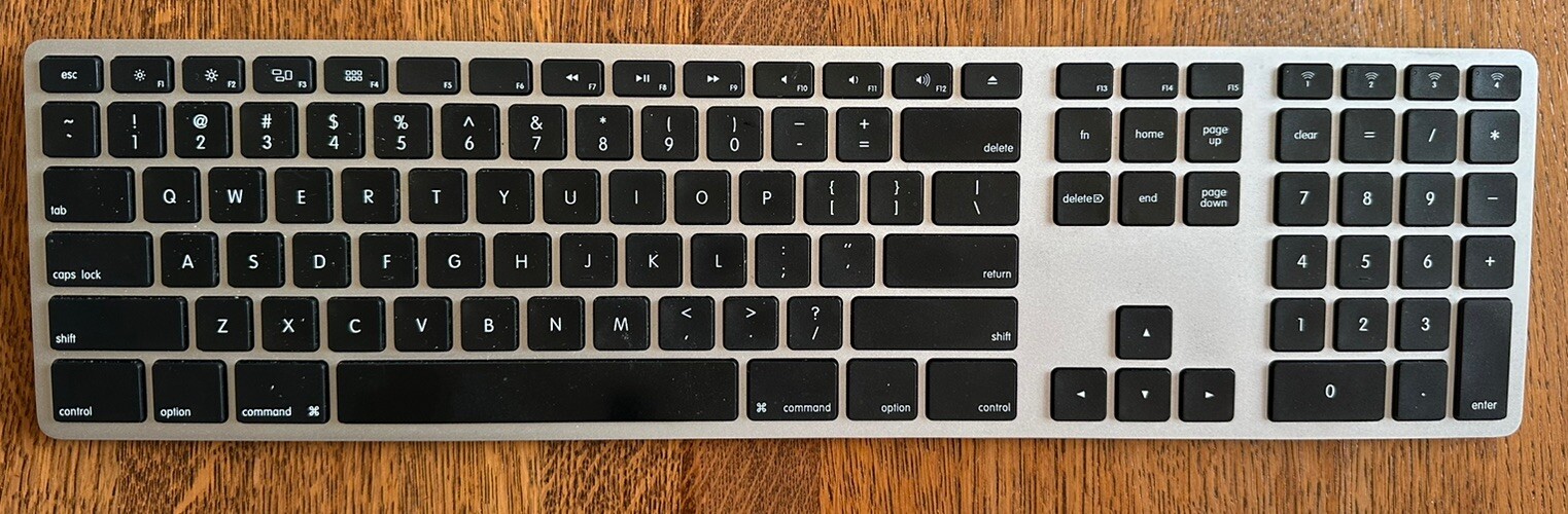 Matias Bluetooth Wireless Aluminum Keyboard FK418BTB