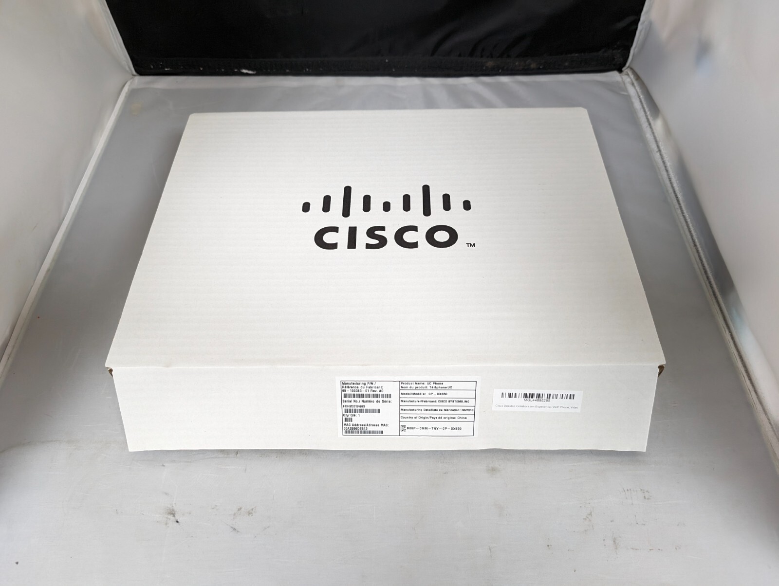 Cisco DX650 VoIP HD Touchscreen Video Phone - Android WiFi