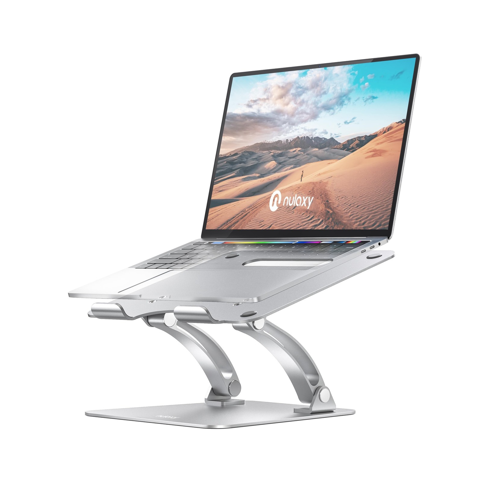 Nulaxy Fully Adjustable Laptop Stand for Desk, Dual Foldable Al... USA FAST SHIP