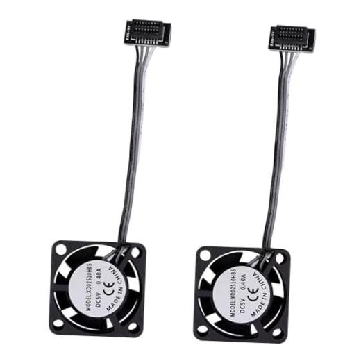 2PCS P1P/P1S DC5V 2510 Extruder Hotend Cooling Fan of 2510 Fan for P1P/P1S