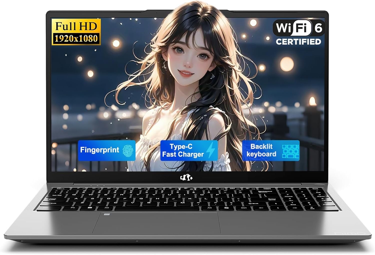 NIMO 2026 Edition Student Laptop Intel High-Performance N150 CPU 4GB RAM 128GB