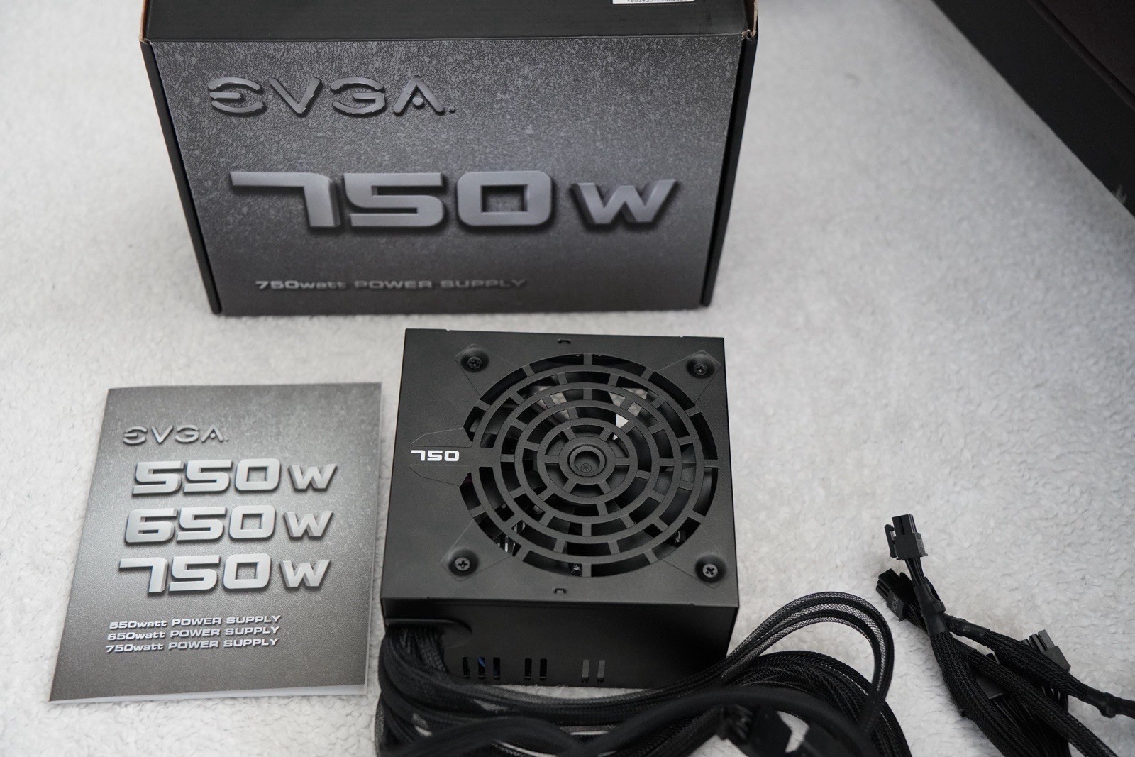 EVGA 750W Power Supply PSU 100-N1-0750 / New Open Box / Never Used
