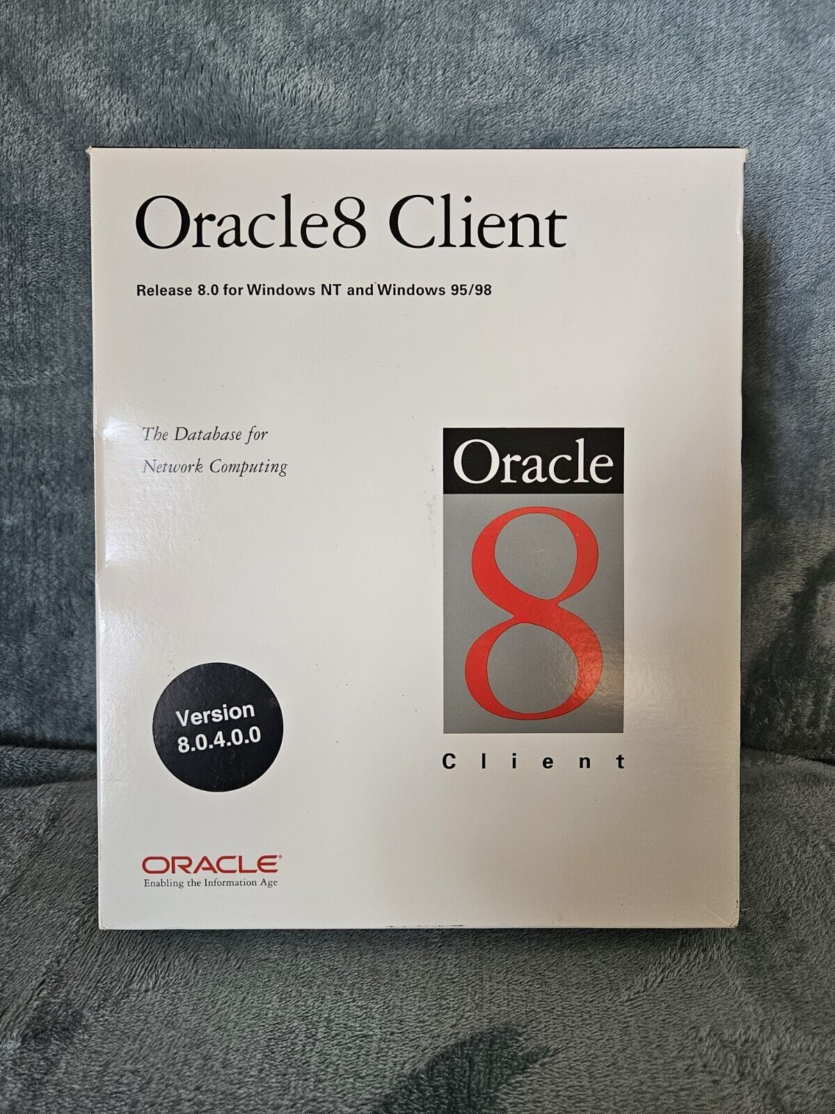 Oracle8 Oracle 8 Personal Edition Windows NT 95 Software VTG Big Box SEALED DISC