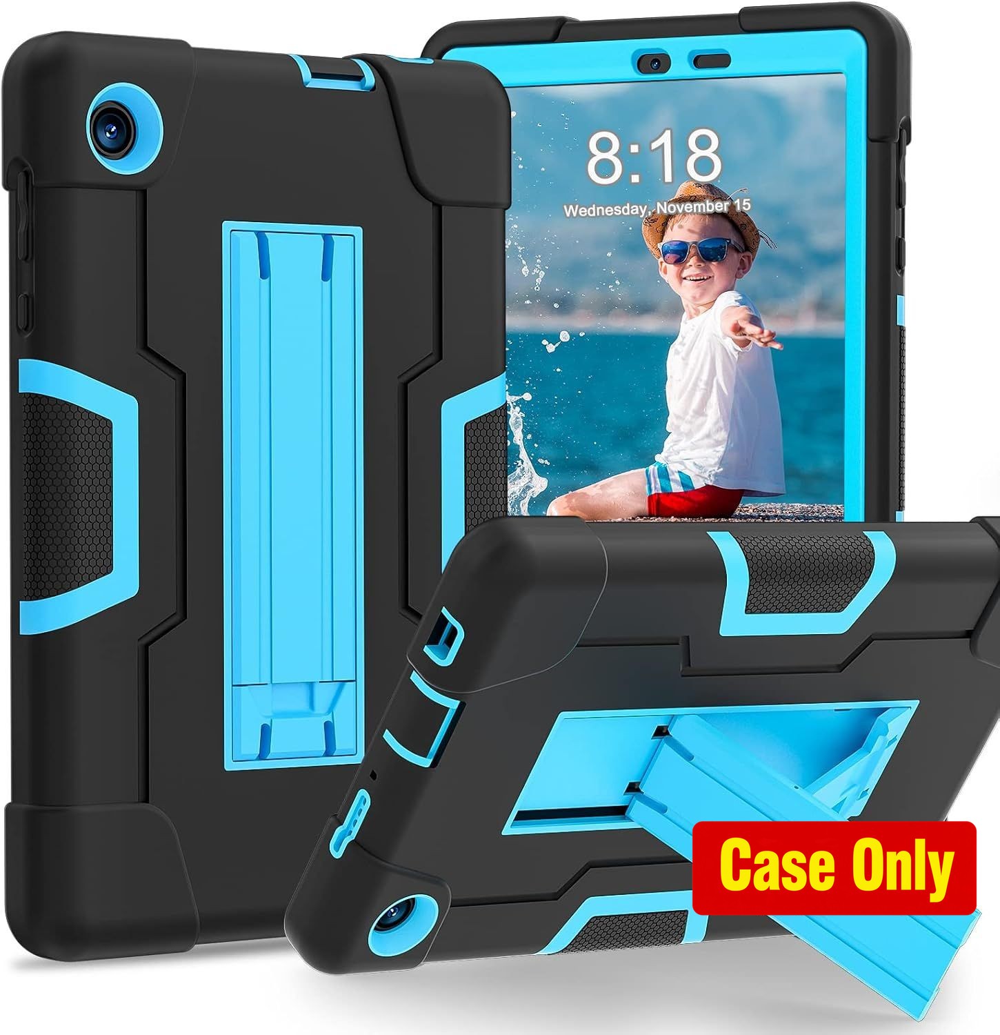 Case for TCL TAB 8 LE 9137W - Heavy Duty Protective Design with Kickstand