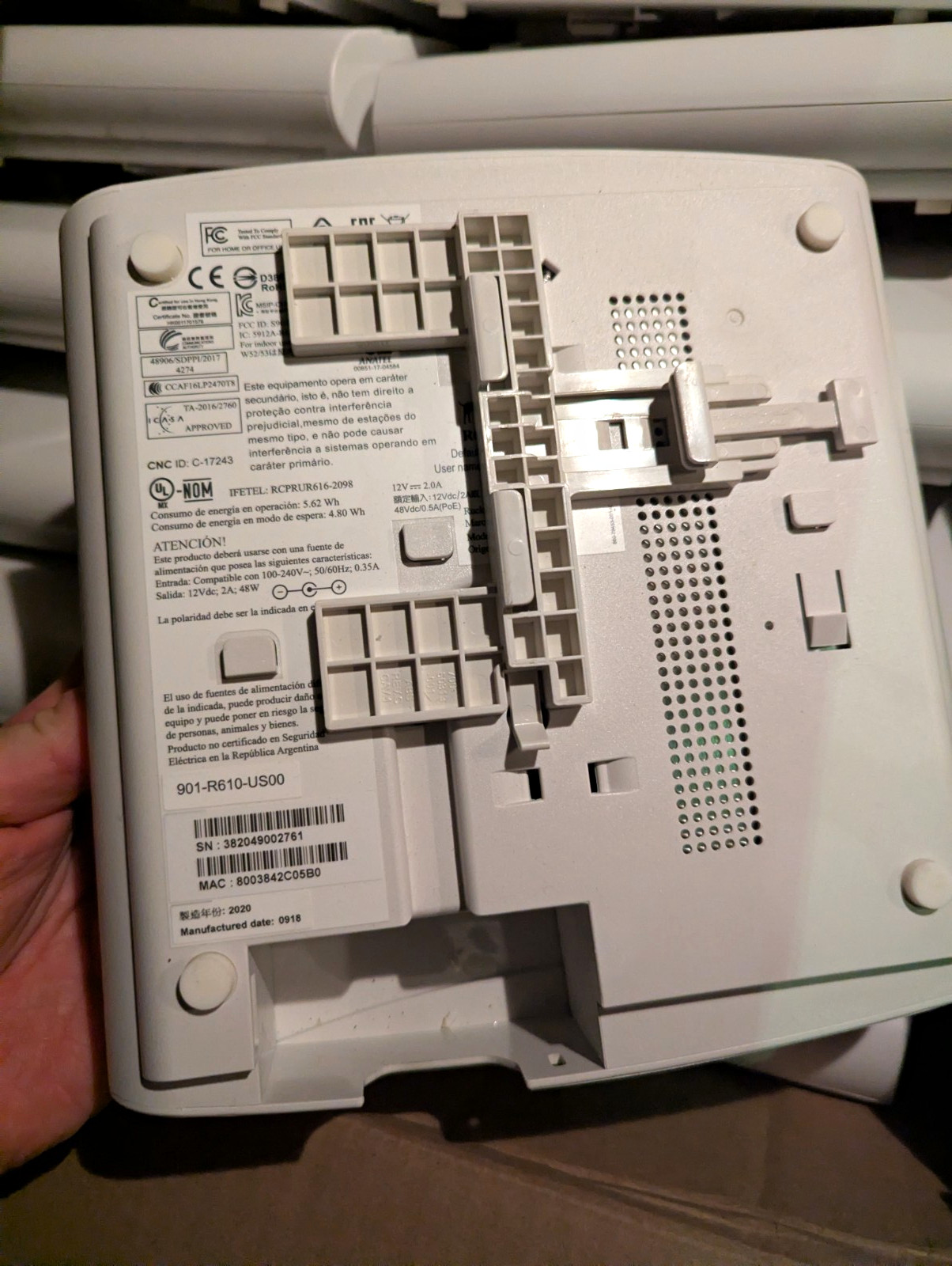 Ruckus R610 Dual-Band 802.11ac Access Point 1300Mbps White