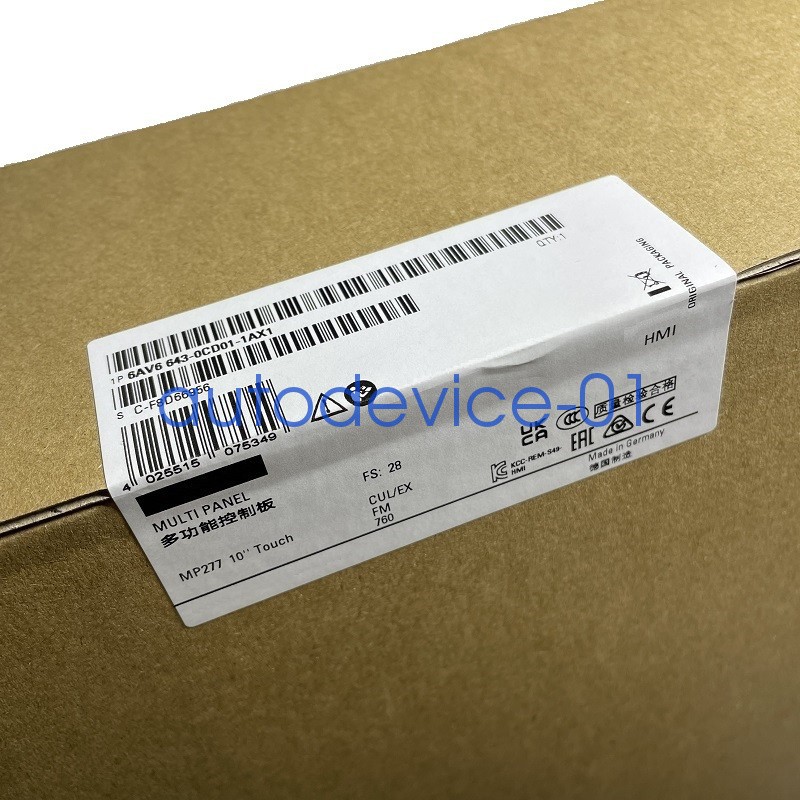 New in Box For Siemens 6AV6643-0CD01-1AX1 HMI Touch Screen 6AV6 643-0CD01-1AX1