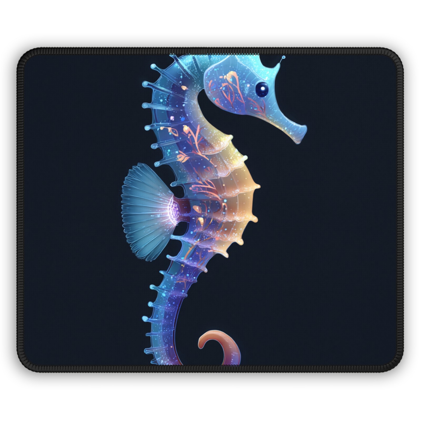 Galactic Seahorse Gaming Mouse Pad | Cosmic Sea Creature