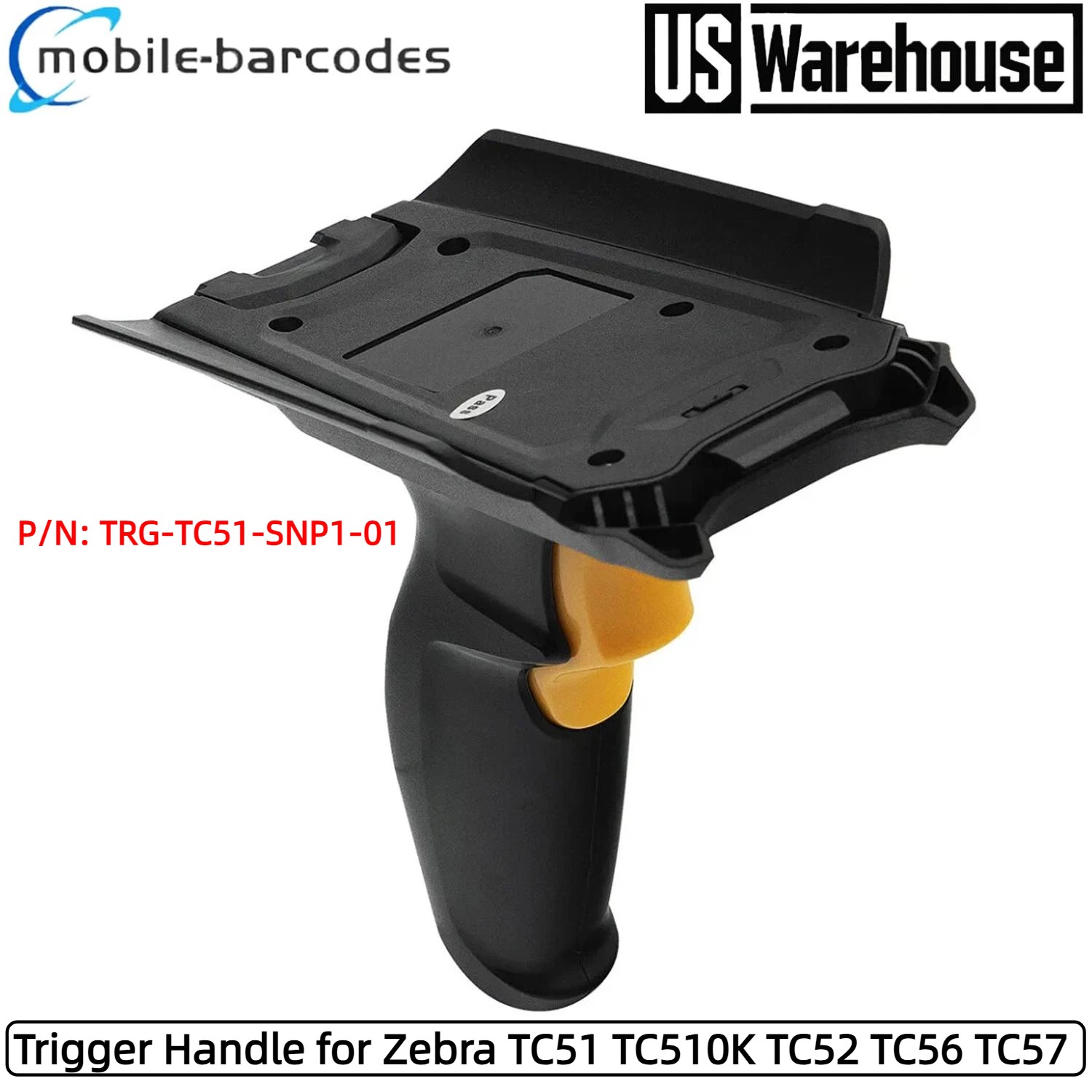 Trigger Handle Snap Pistol Grip For Zebra TC51 TC52 TC56 TC57 TRG-TC51-SNP1-01