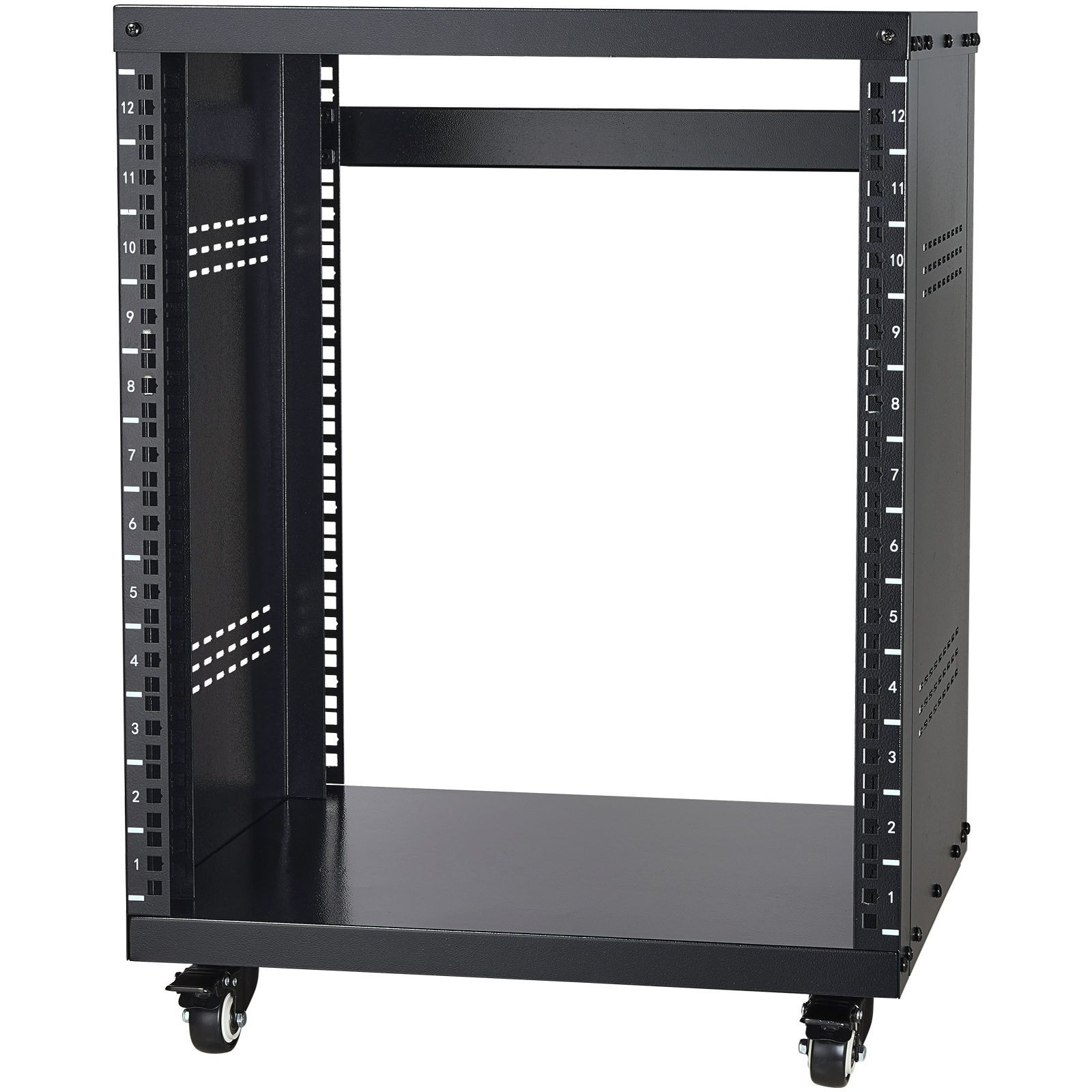 12U AV Rack Stand 20.1in Length Open Frame For Audio Video