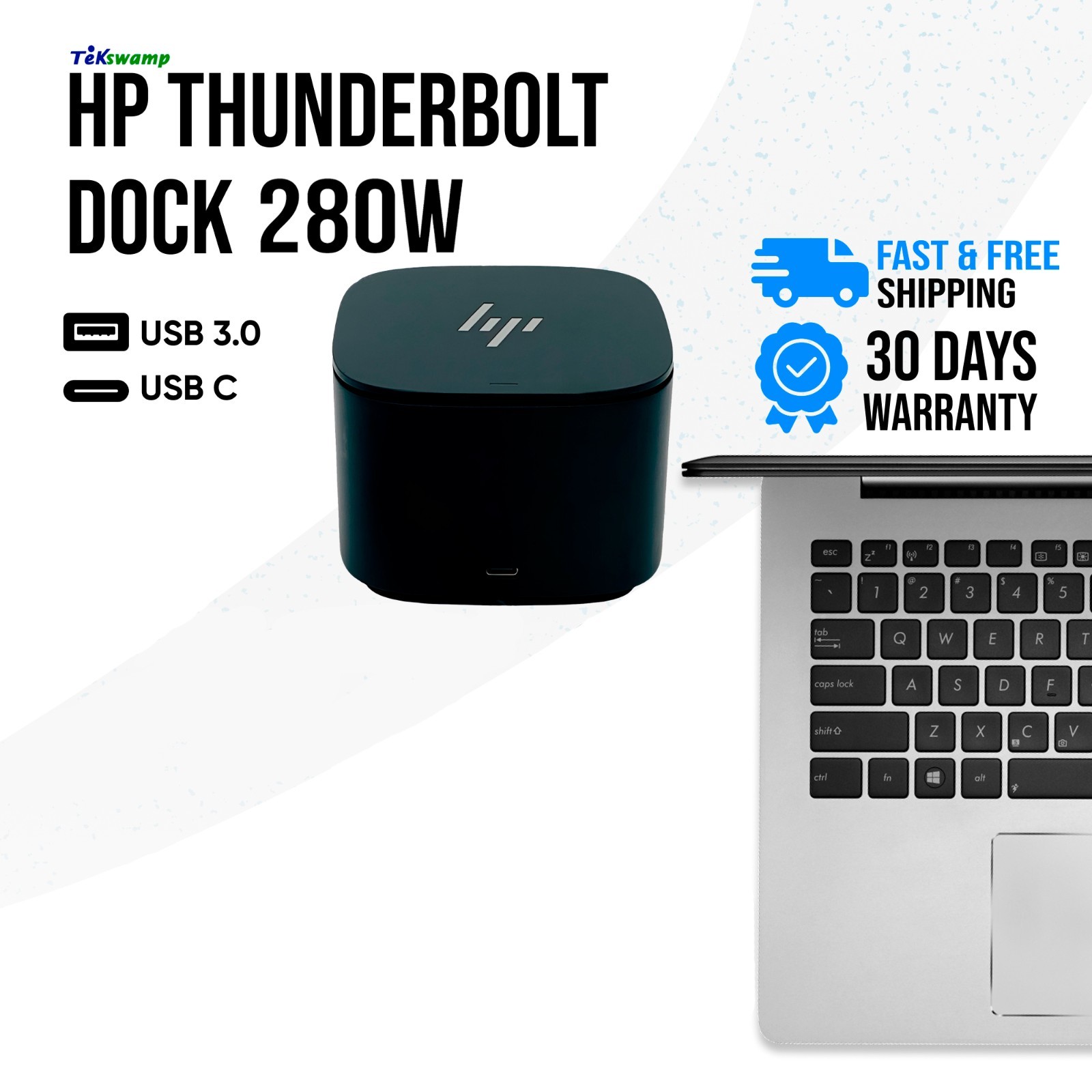 HP HSN-IX03 Thunderbolt Dock 280W G4 USB-C Alt Mode Docking Station 4J0G4AA#ABA