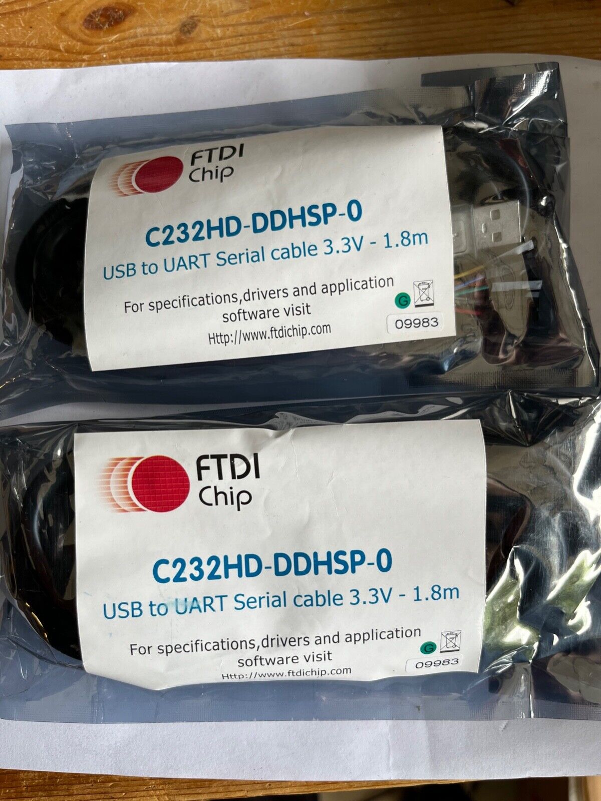 FTDI Chip USB to UART SERIAL CABLE 3.3V-1.8m  C232HD-DDHP-0 ASSSEMBLY