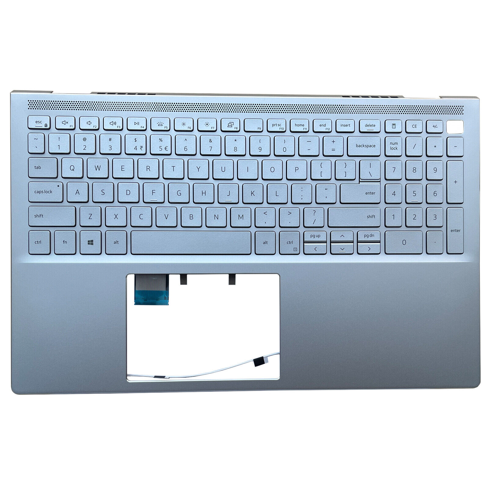 New For Dell Inspiron 7500 7501 2-in-1 Palmrest Backlit Keyboard US